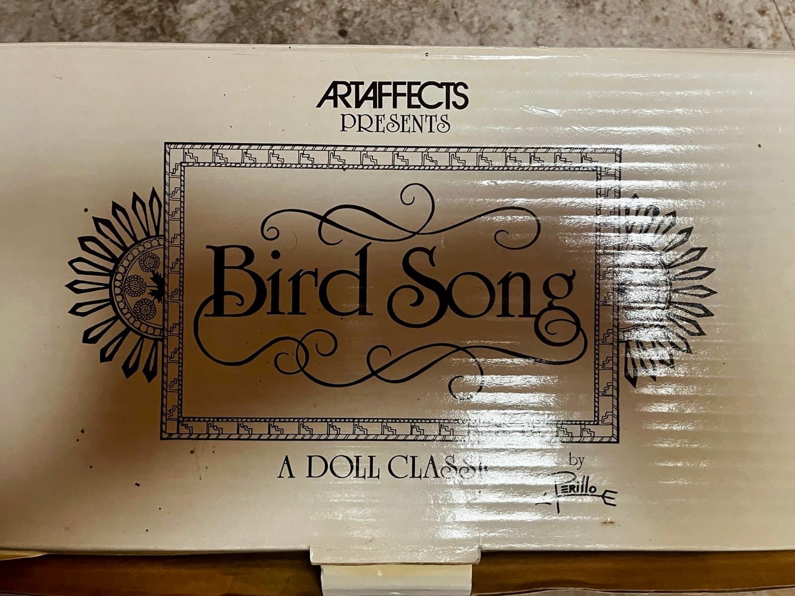 Bird Song by Perilloe Porcelain Doll, Native American. - Thumbnail 2