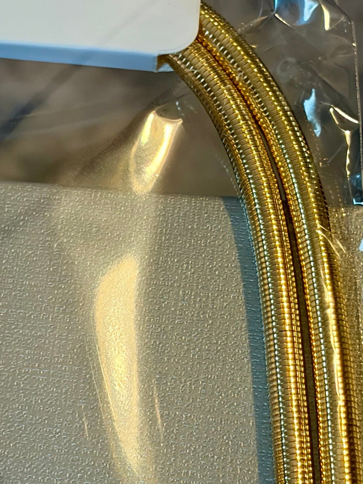 Adjustable Snake Necklace in Gold tone - Thumbnail 4