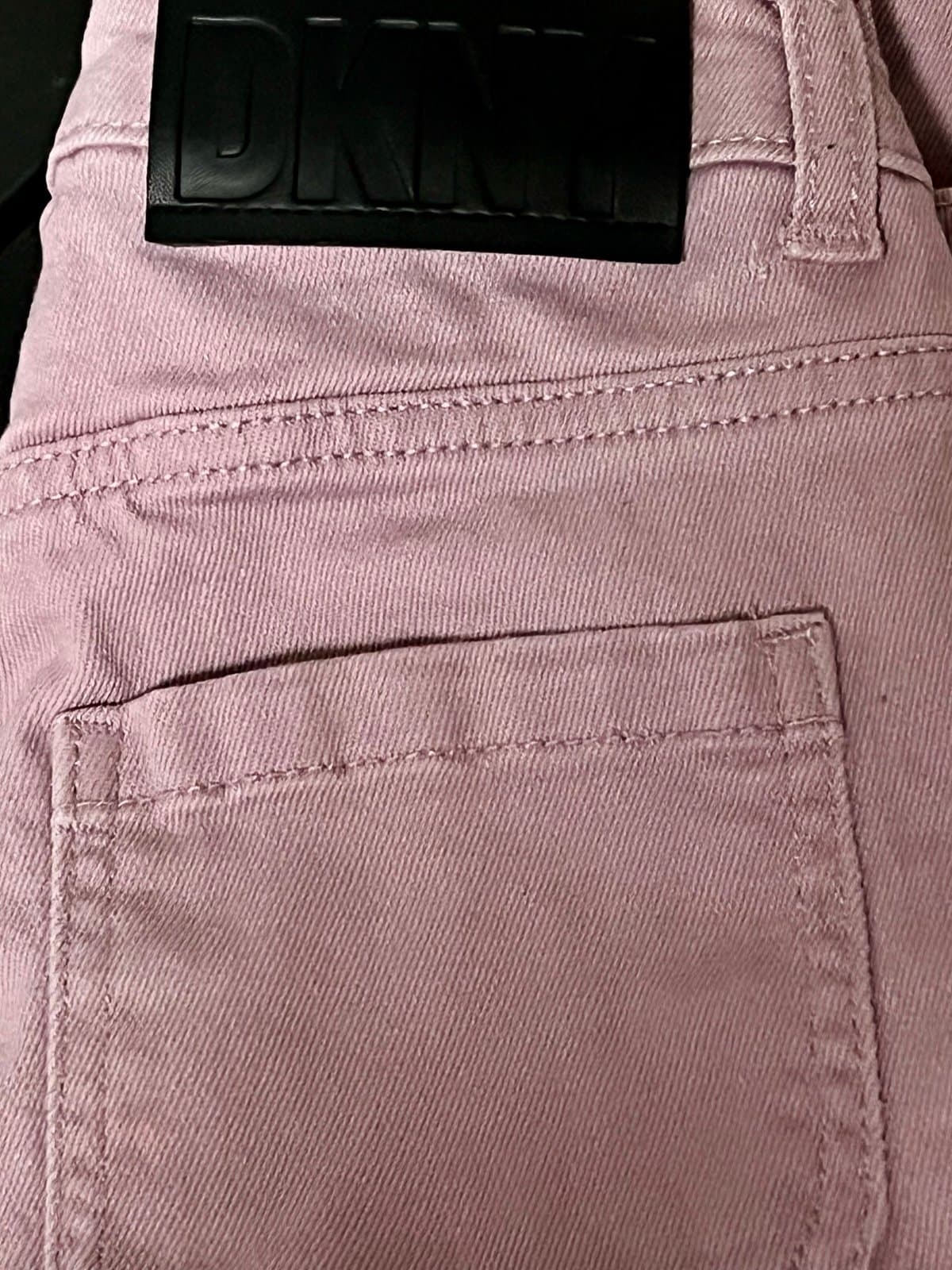 Girls DNKY Pink Denim Jeans, 8 - Thumbnail 6