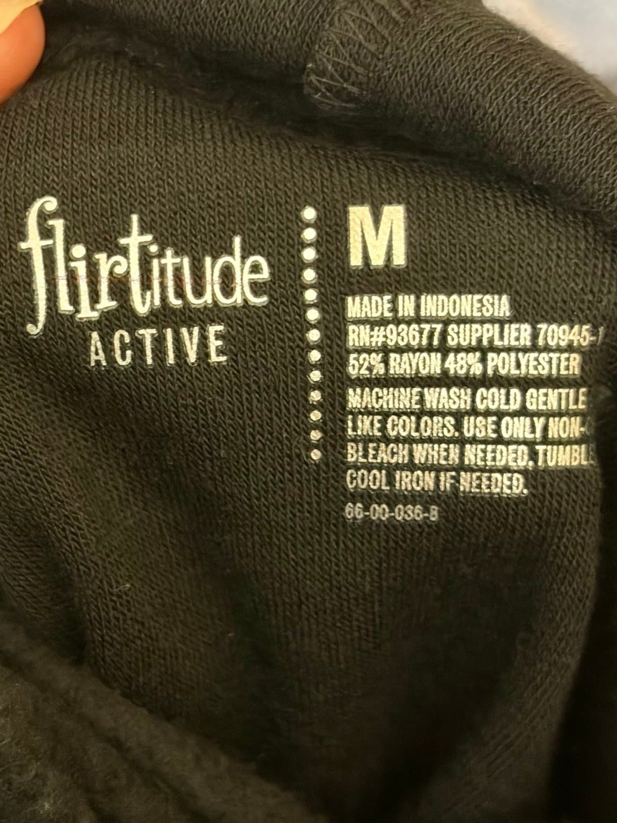 NWT, Flirtitude Cropped Athletic Hoodie - Thumbnail 6