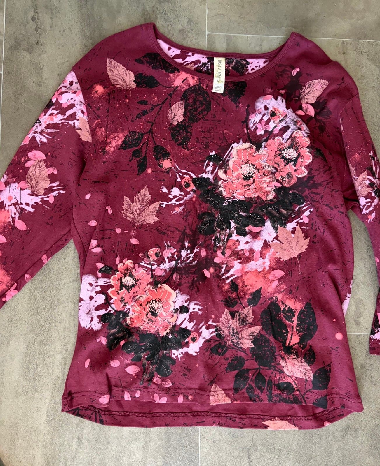 Women’s Endless Designs Long Sleeve Top, xl - Image 1