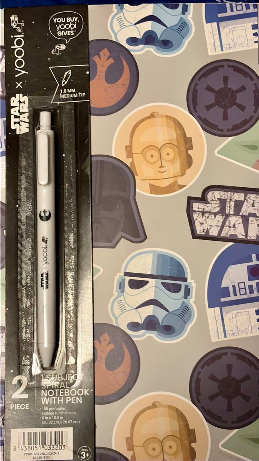 New. Star Wars Notebook and Pen - Image 1