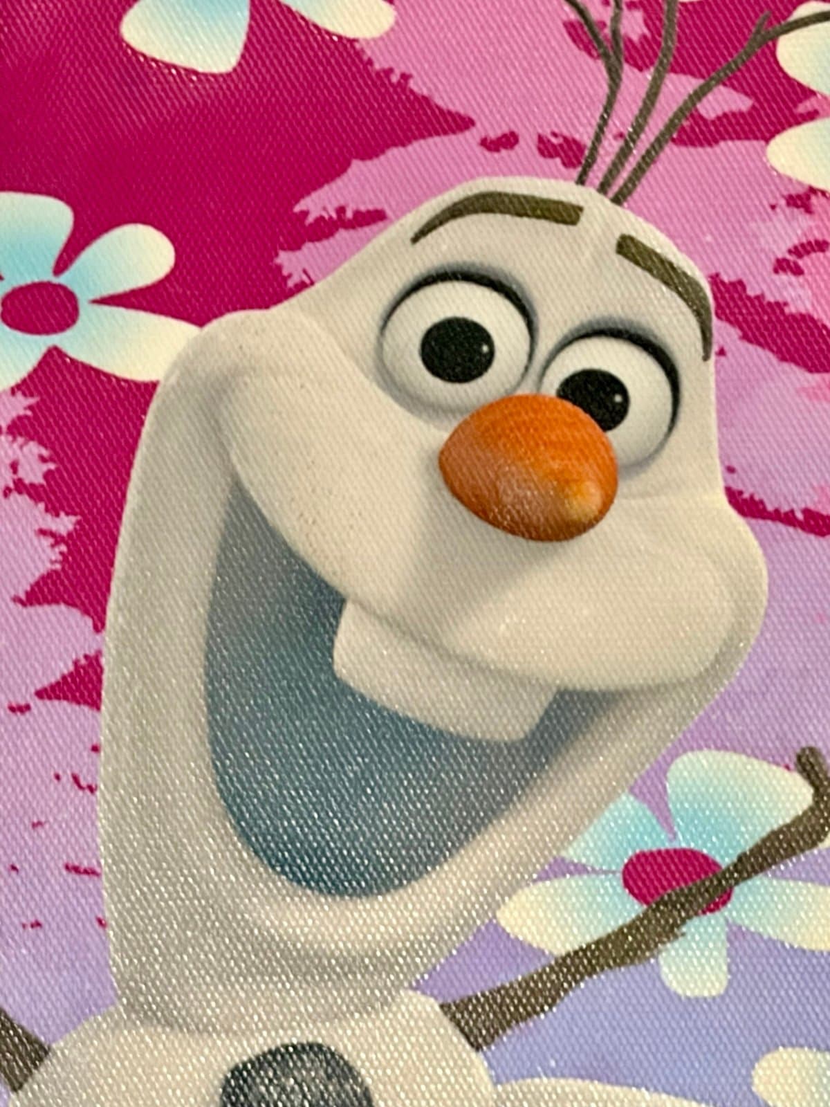Olaf from Frozen Canvas Wall hanging - Thumbnail 2
