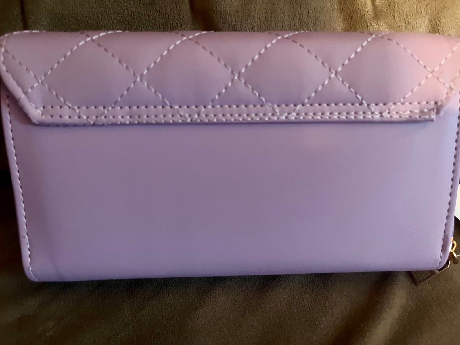 New with Tags Faux Leather light purple purse - Thumbnail 2