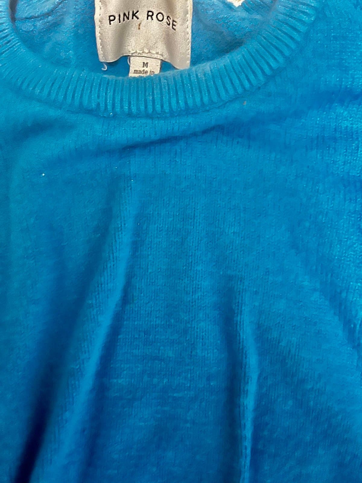 Pink Rose Sweater, size M. - Thumbnail 3