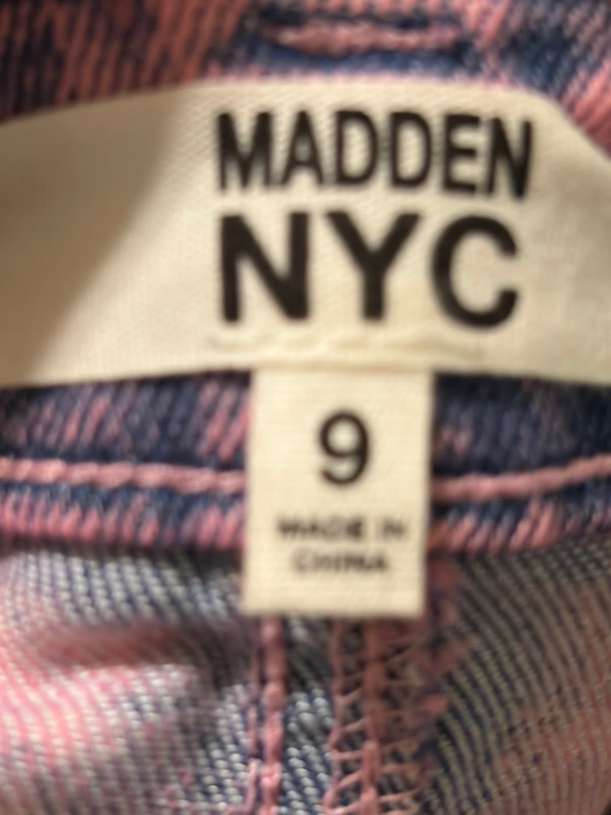 Women’s Pink Denim Madden NYC Shorts 9 - Thumbnail 7