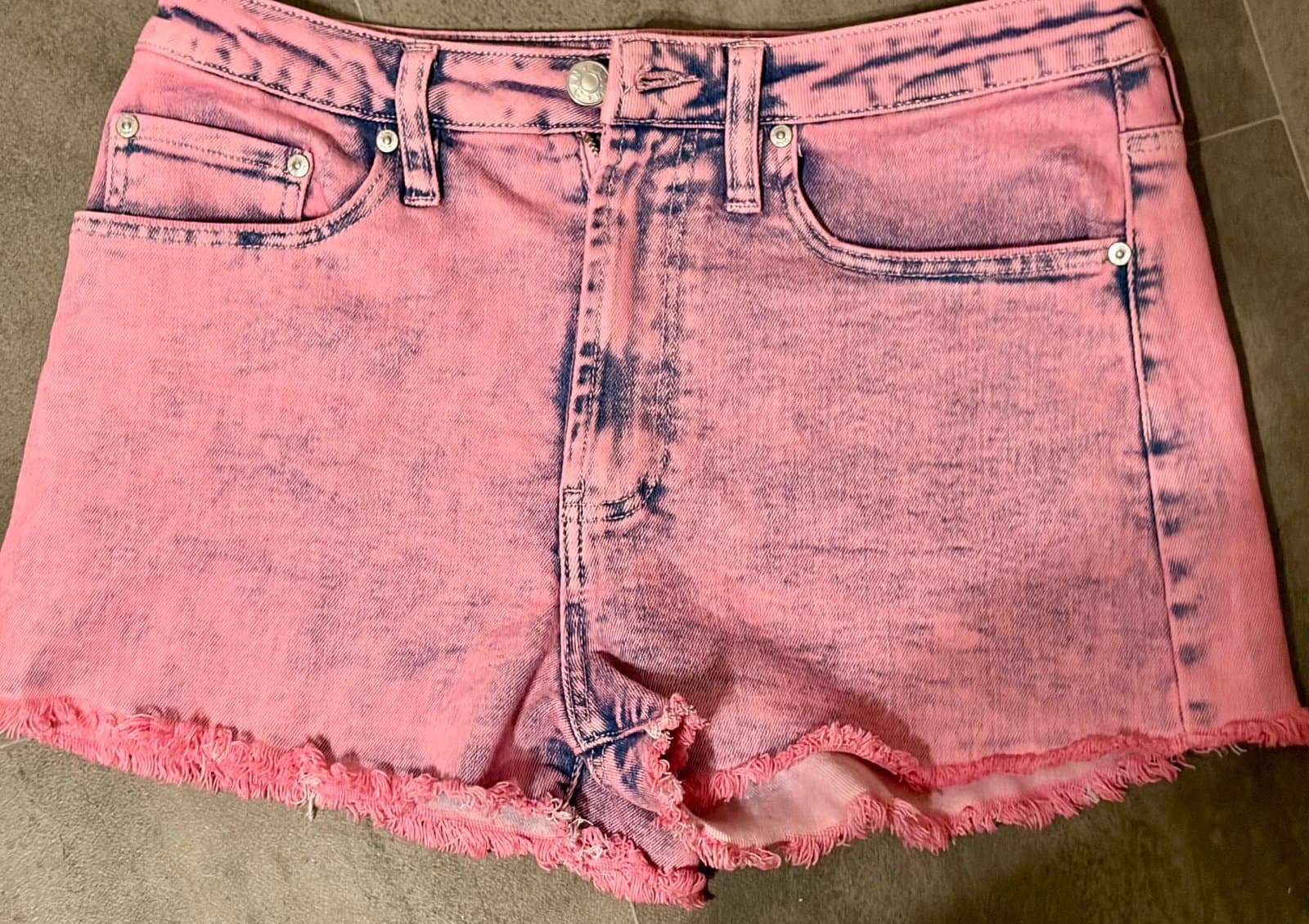 Women’s Pink Denim Madden NYC Shorts 9 - Image 1