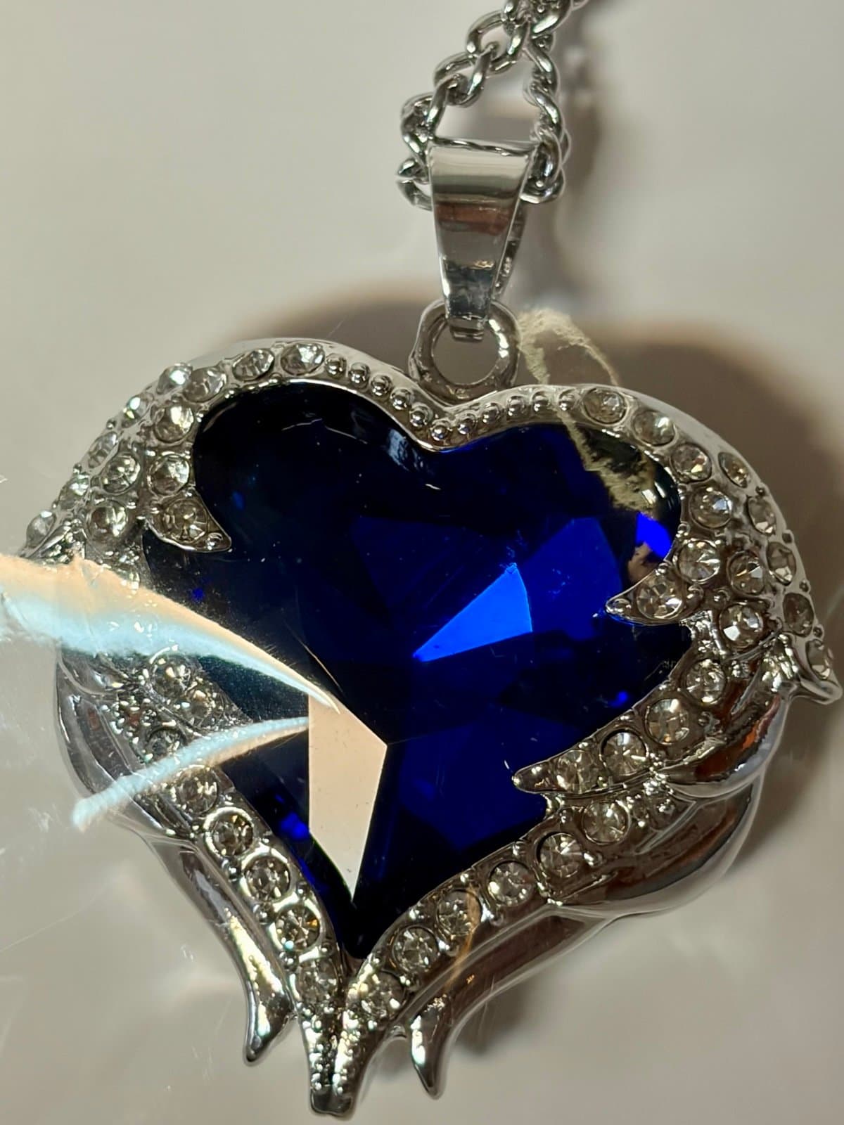 Crystal Heart Necklace and Earrings set - Thumbnail 2