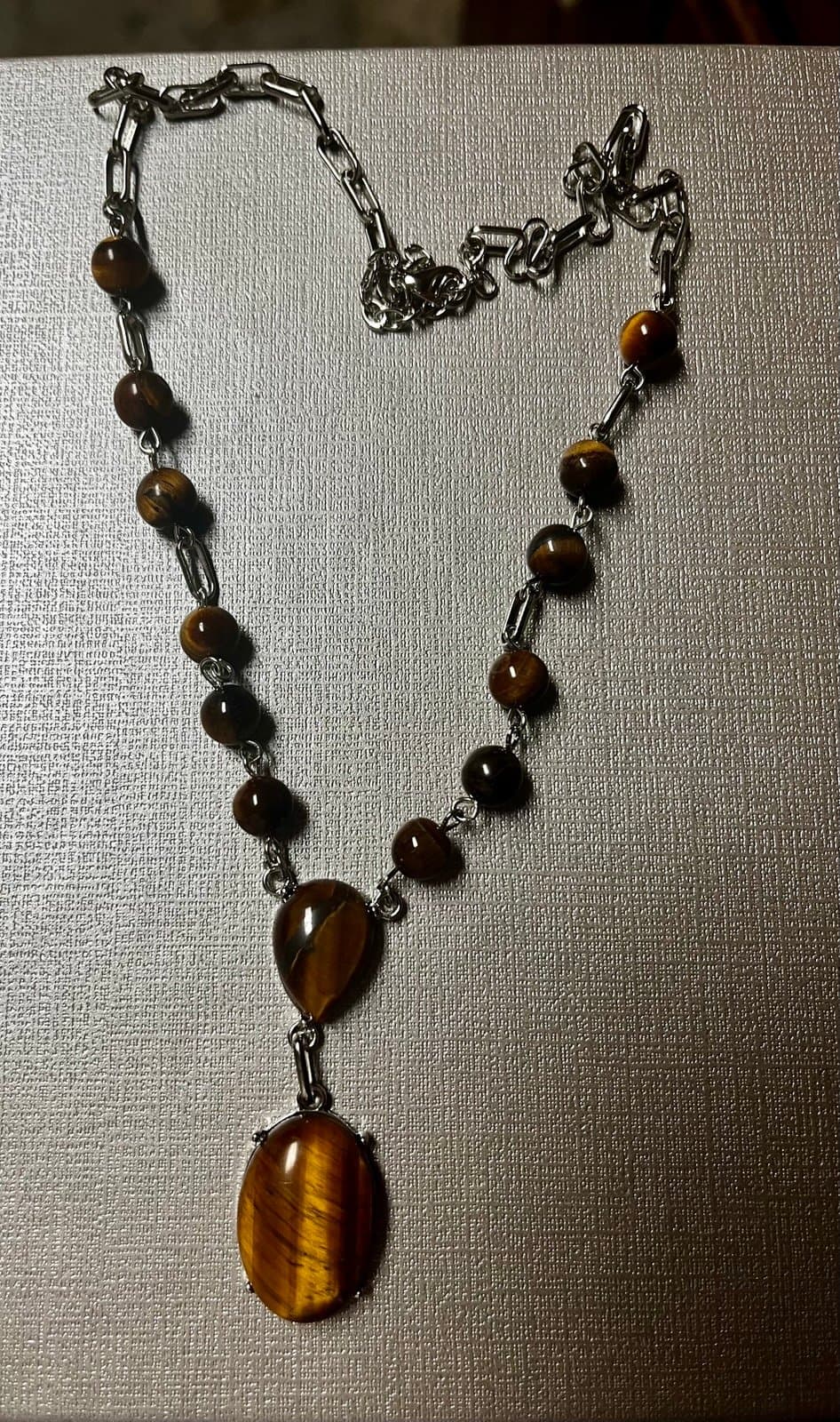 NWT, Yellow Tigers Eye Necklace - Thumbnail 2