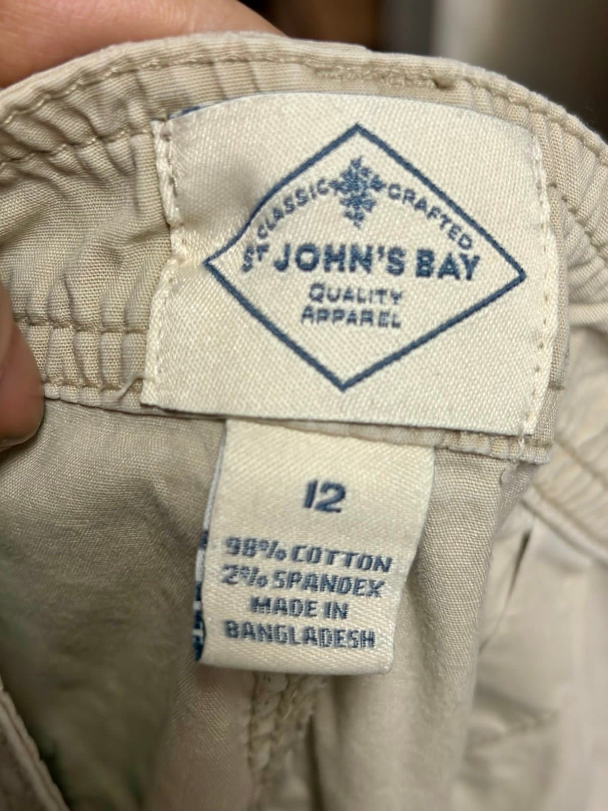 Women’s St. John’s Bay khaki Capris - Thumbnail 6