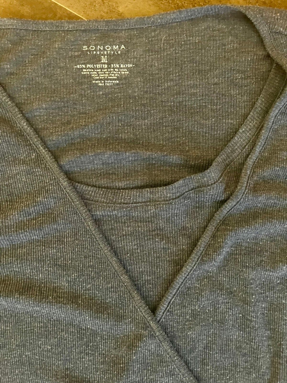 Sonoma Long Sleeve Top, size M - Thumbnail 2