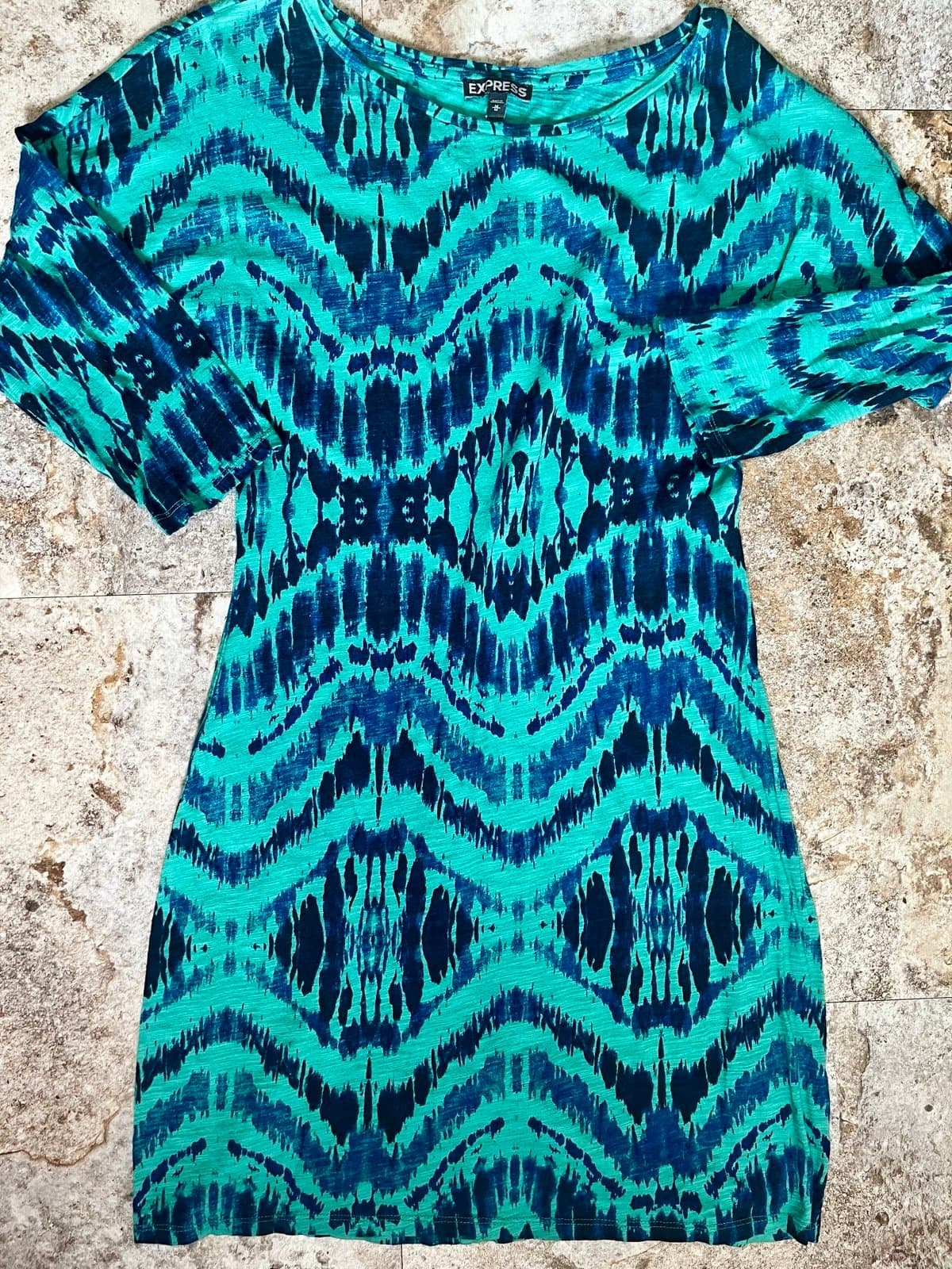 Express Long Sleeve Mini Dress M - Image 1