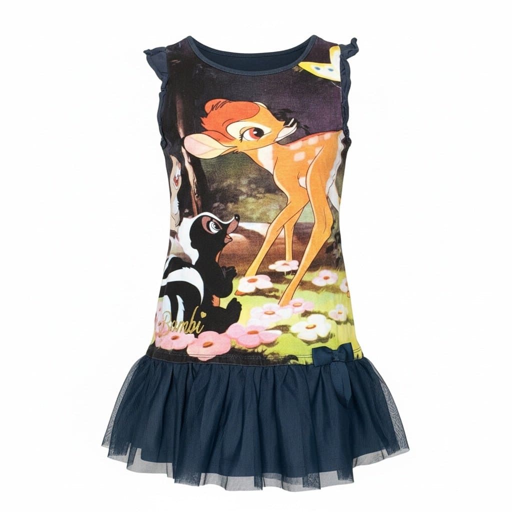 Girls Disney Bambi Dress 6/8 - Image 1