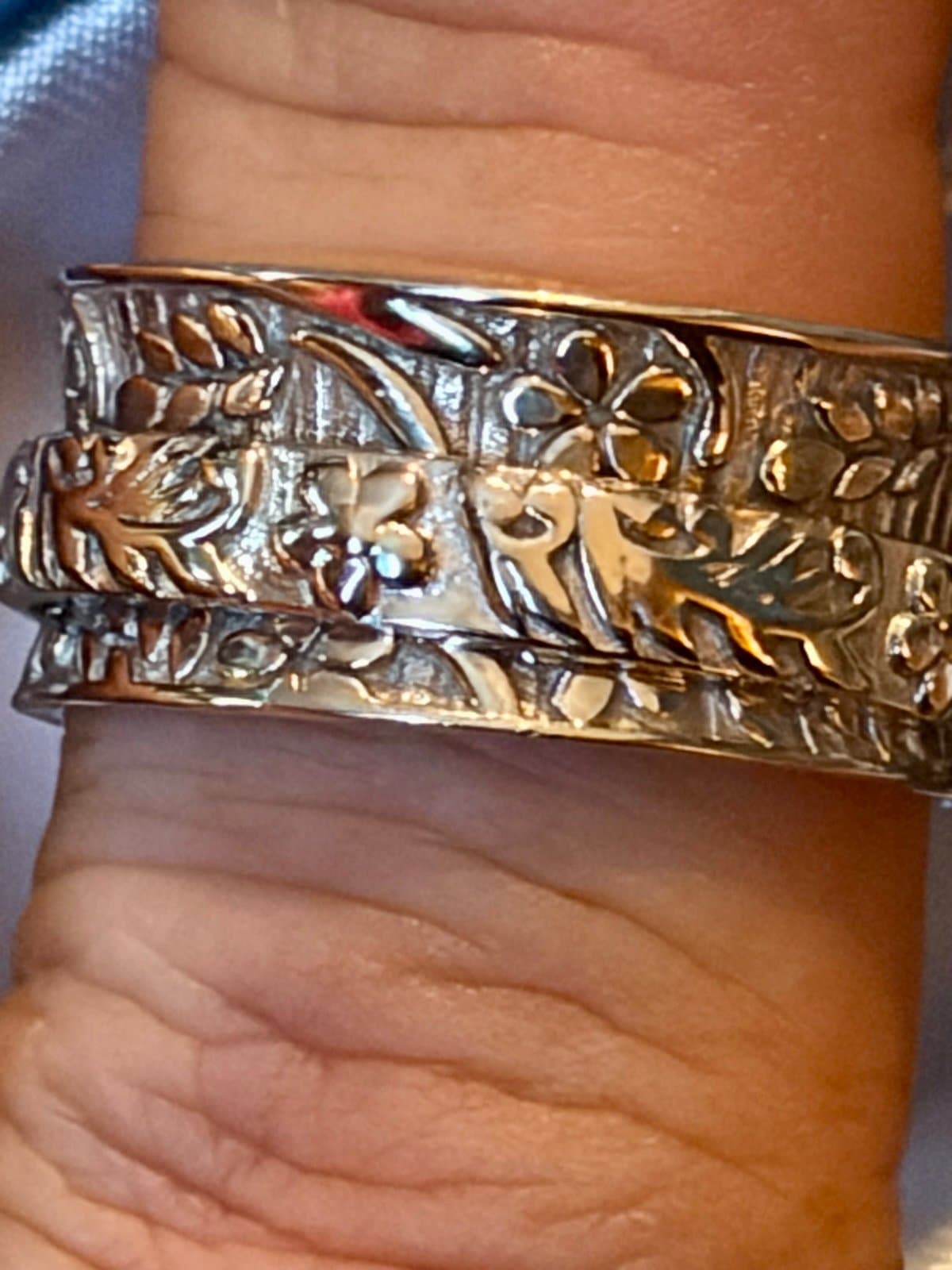 Silver Spinner Ring size 6 - Thumbnail 5