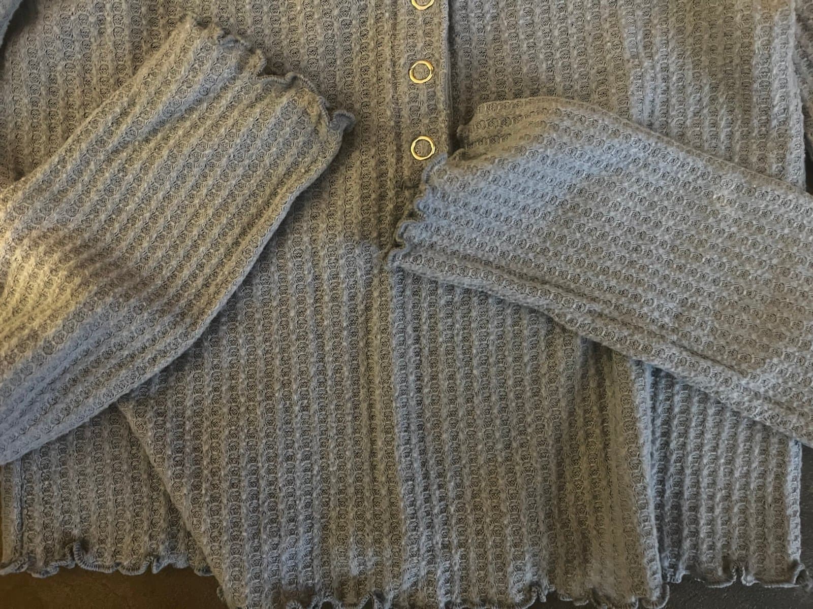 Aeropostale Long Sleeve Shirt, Button up, light Blue Excellent Condition, size M - Thumbnail 6