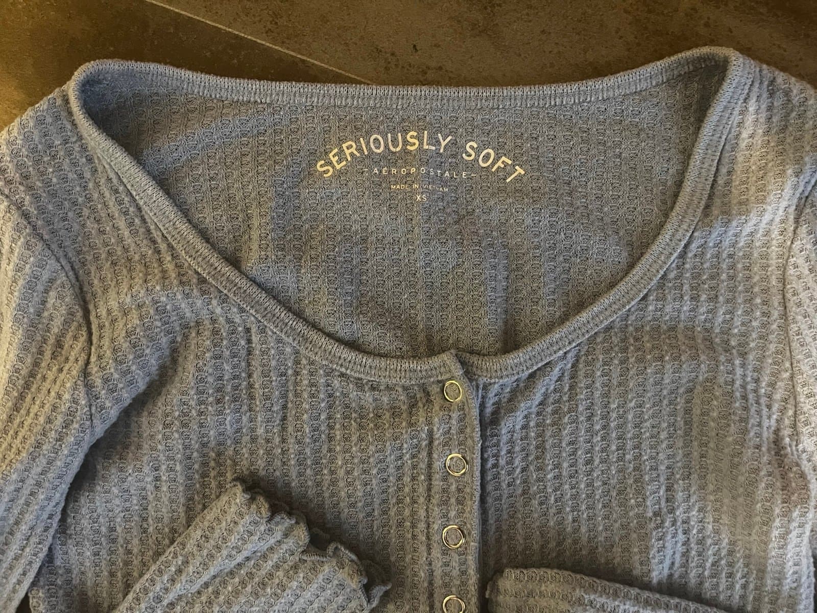 Aeropostale Long Sleeve Shirt, Button up, light Blue Excellent Condition, size M - Thumbnail 5
