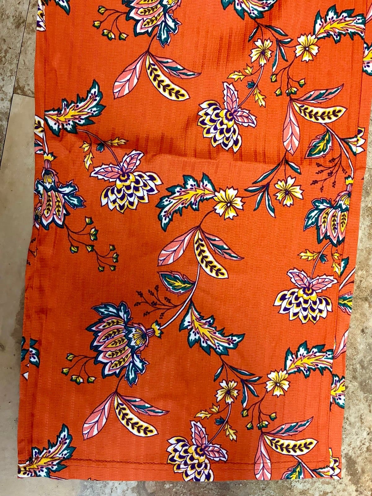 NWT, Floral Wide leg pant - Thumbnail 5