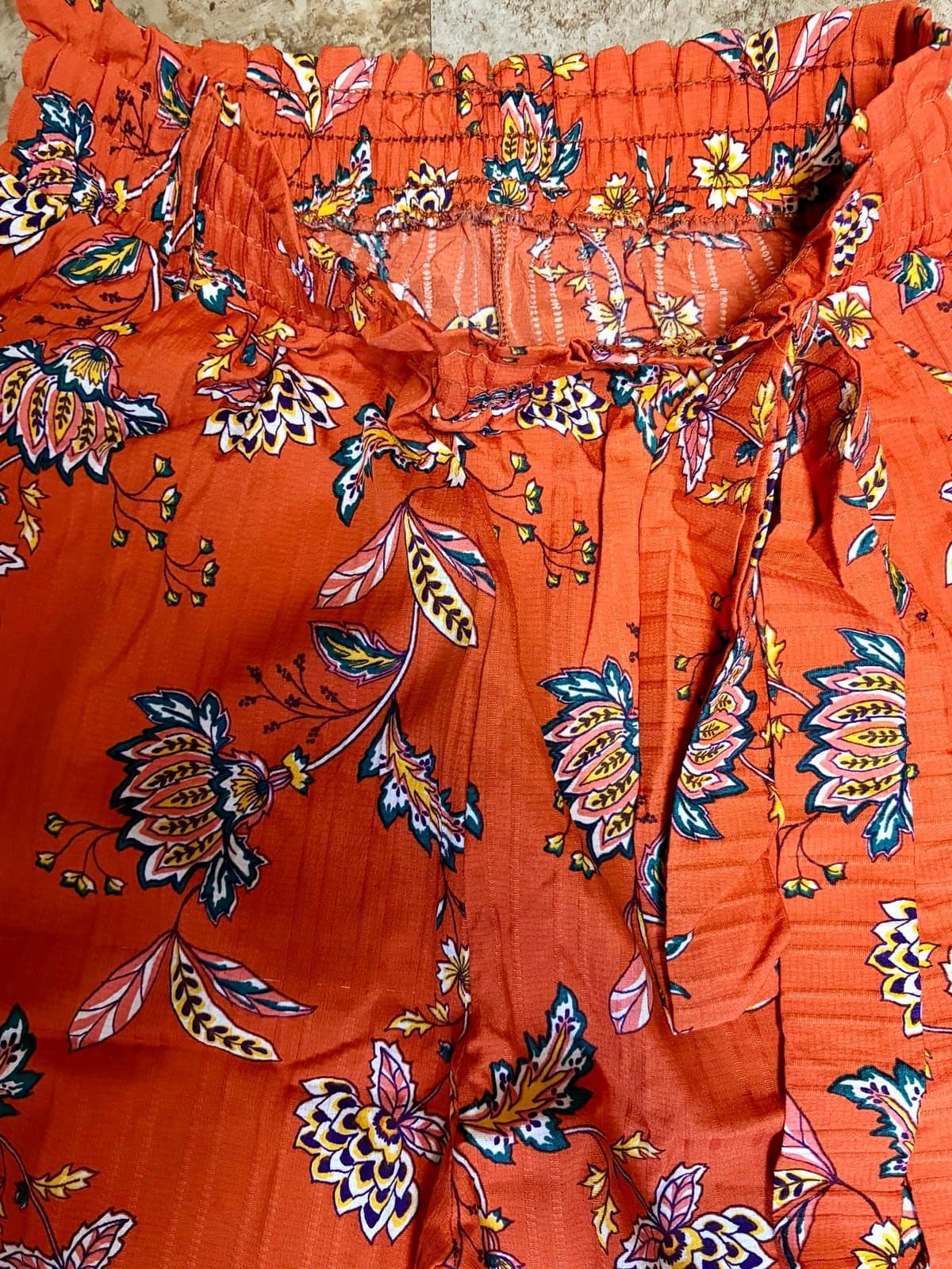 NWT, Floral Wide leg pant - Thumbnail 6