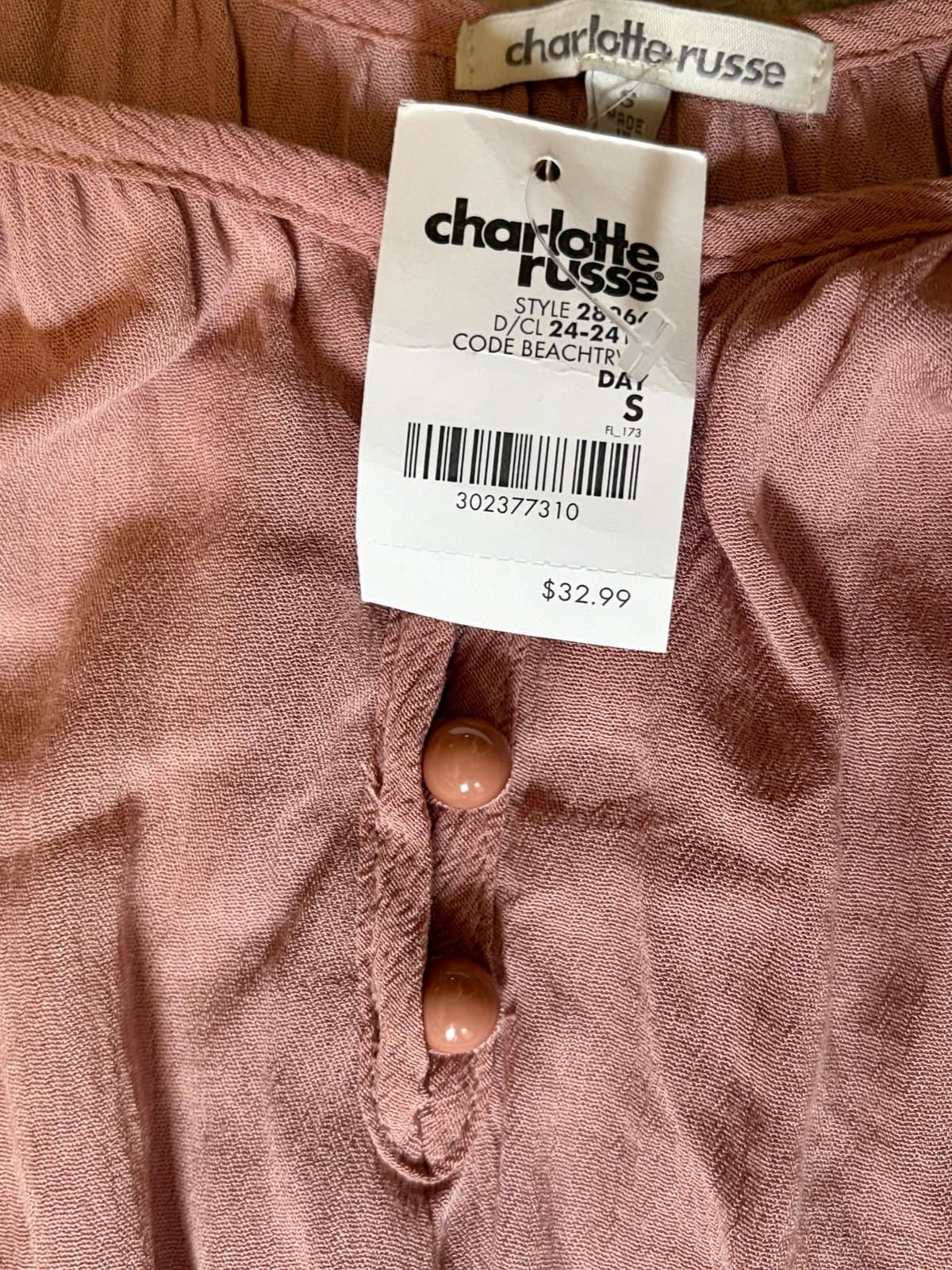 NWT, Charlotte Russe Romper S - Thumbnail 7