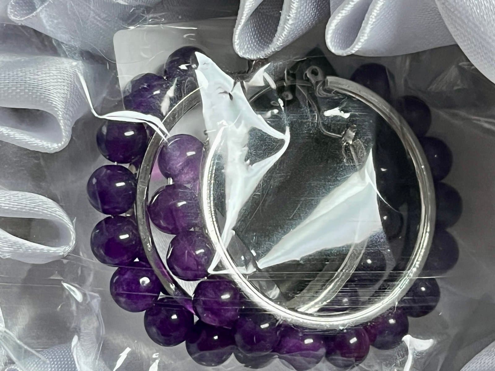 NWT, Amethyst Earrings - Image 1