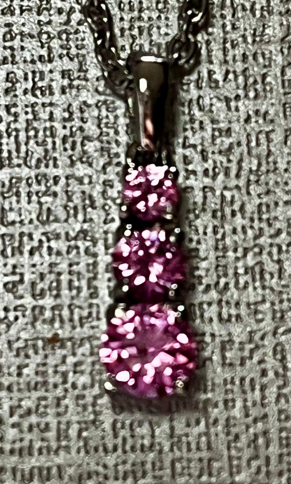 Set of 2 Gemstone Necklaces Sterling Silver - Thumbnail 3
