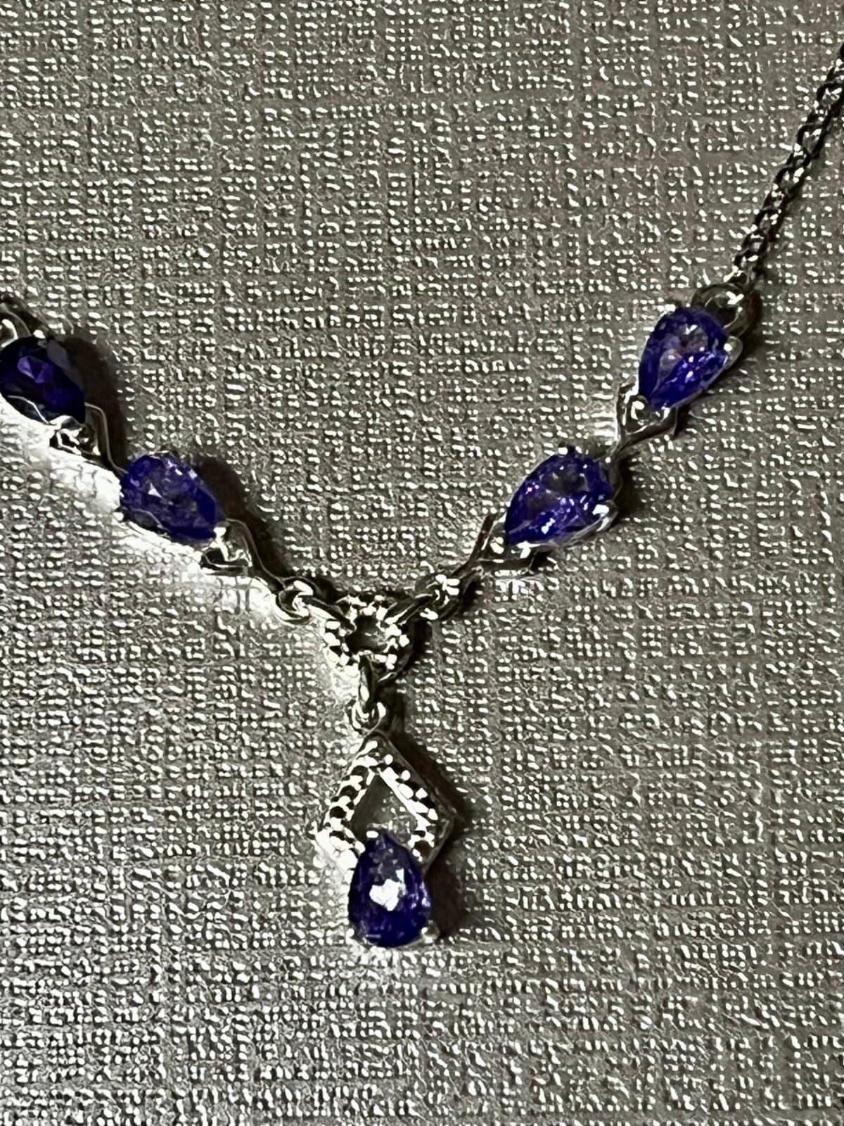 Set of 2 Gemstone Necklaces Sterling Silver - Thumbnail 7