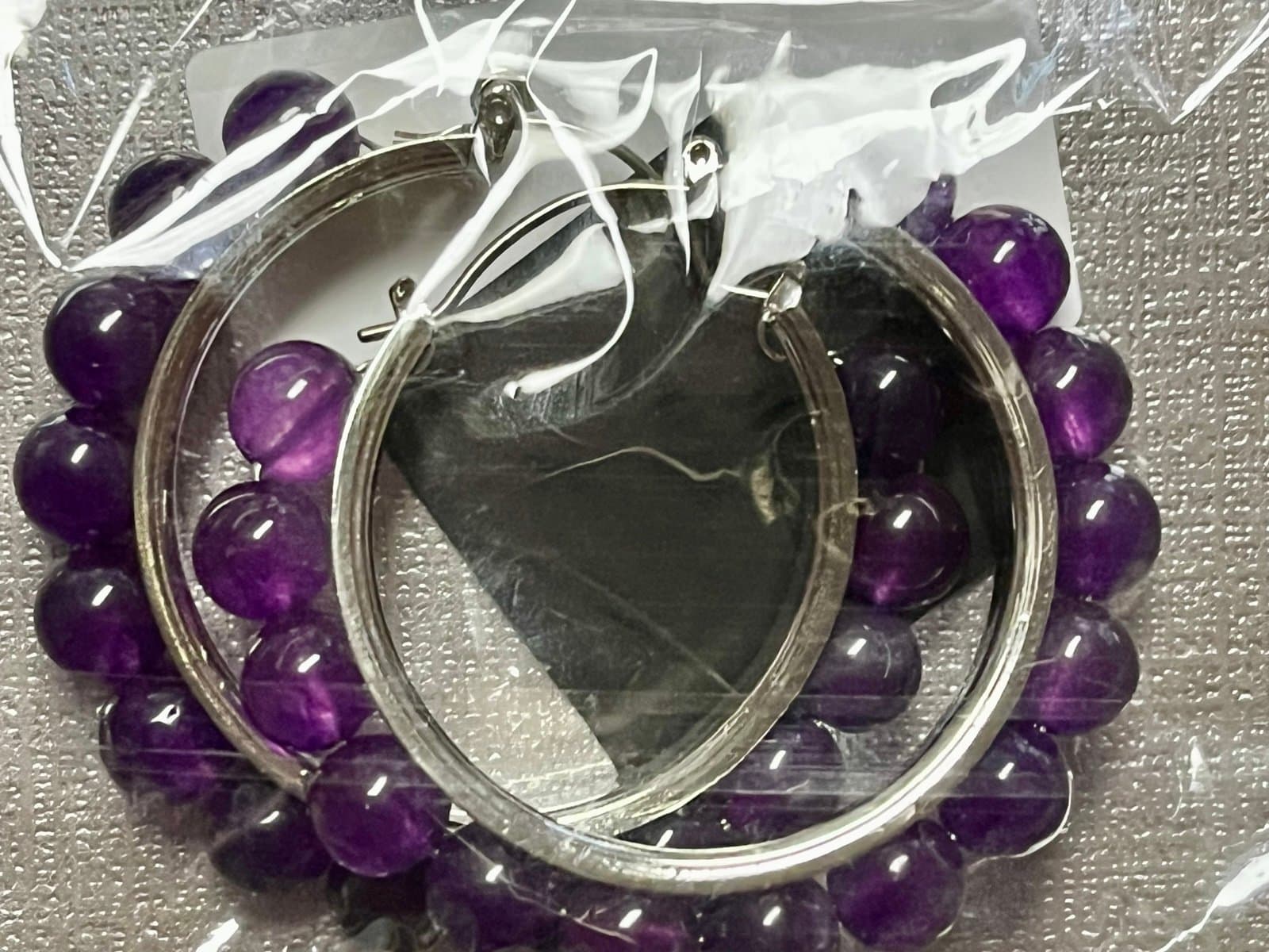 NWT, Amethyst Earrings - Thumbnail 2