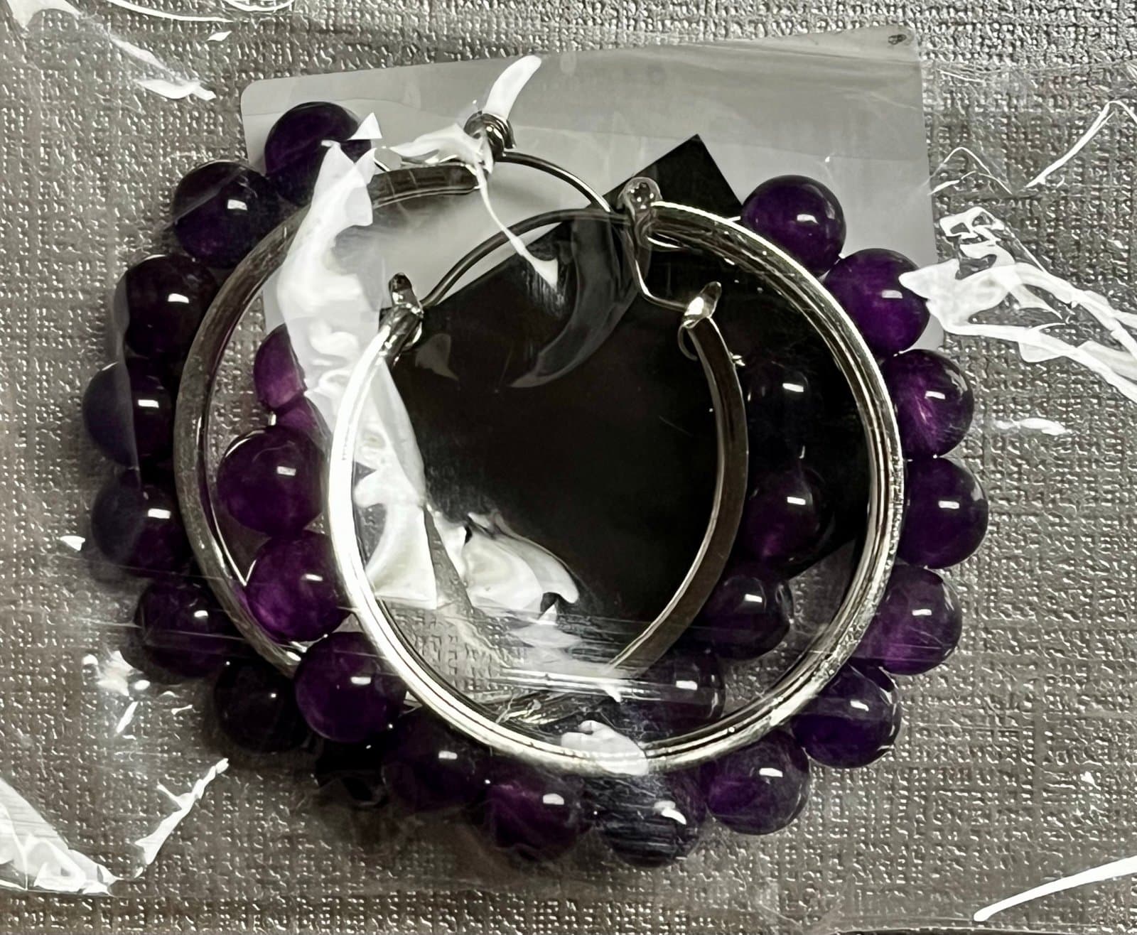 NWT, Amethyst Earrings - Thumbnail 3