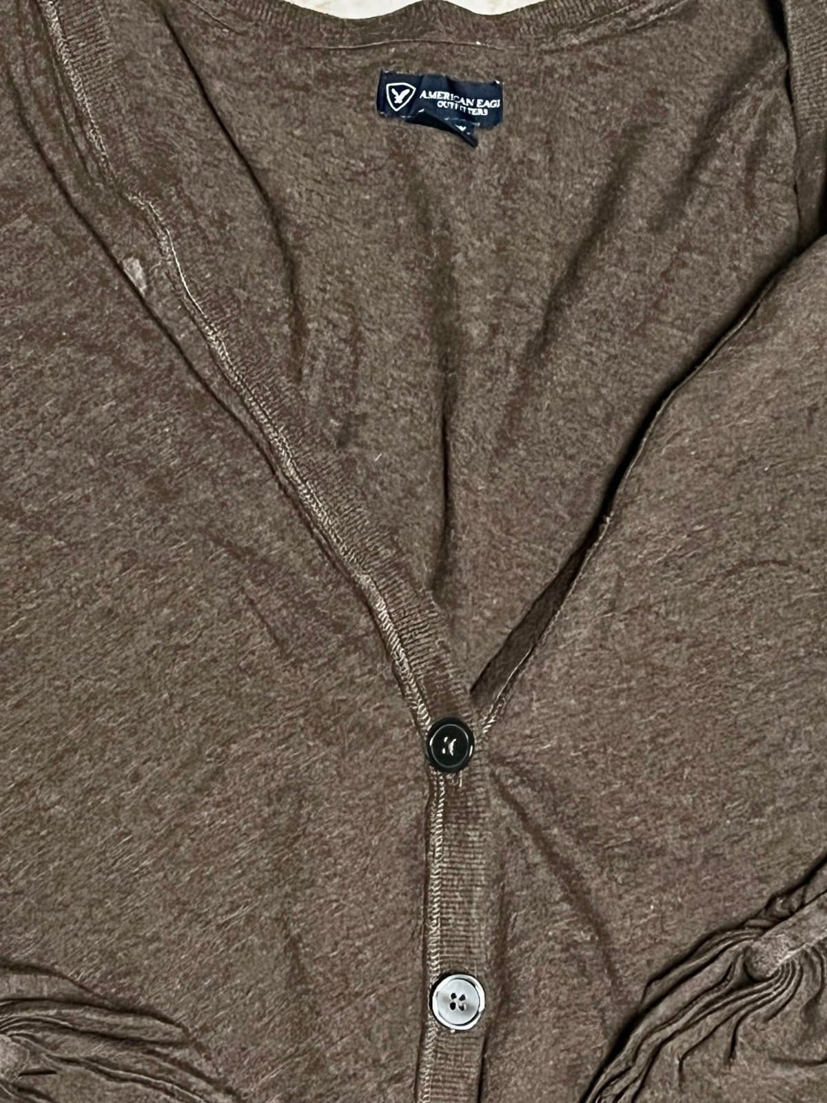 Women’s AE Button up Cardigan, L - Thumbnail 5