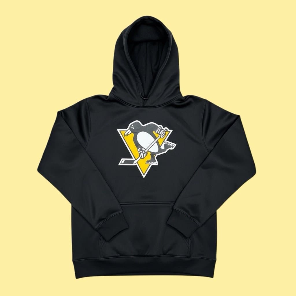 Boys Penguins Hoodie size 10-12 - Image 1