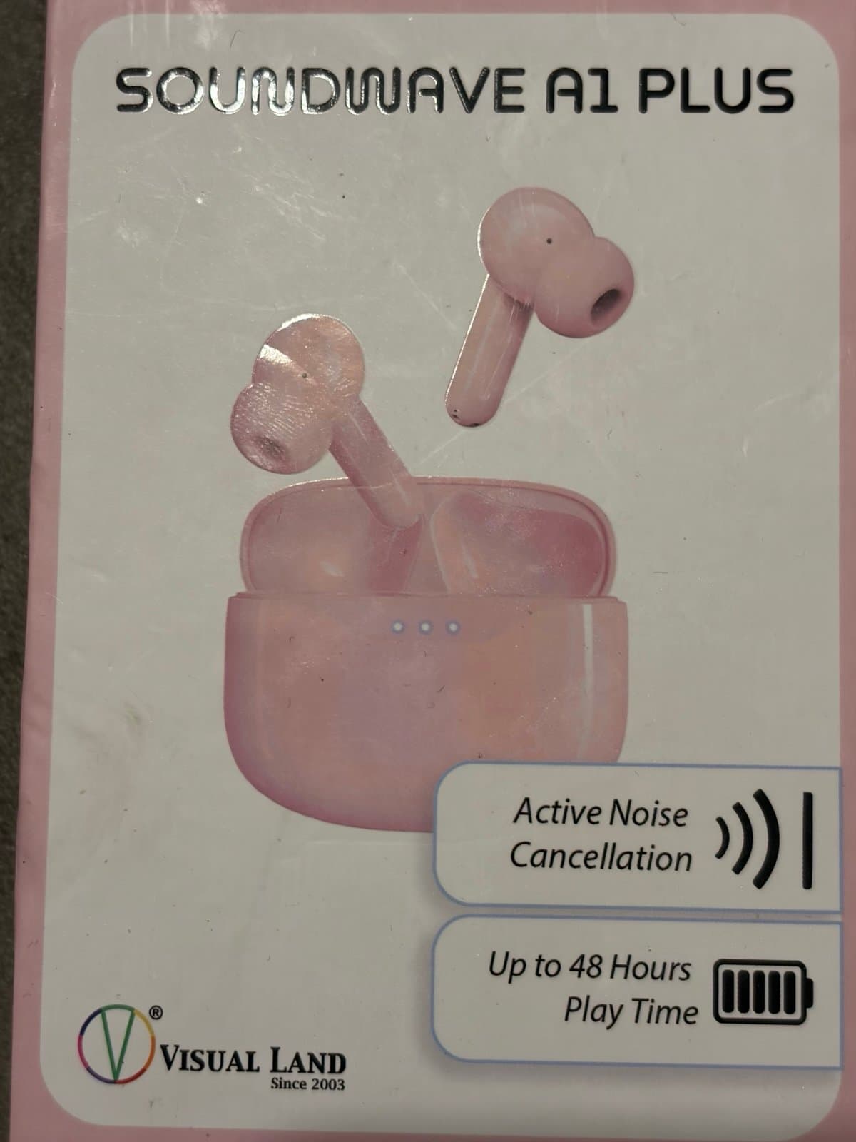 Wireless Soundwave AI Plus Earbuds, new in Box - Thumbnail 2