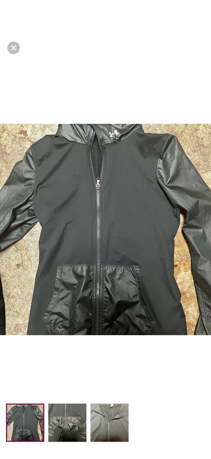 Women’s Under Armor Jacket and Hoodie size SM - Thumbnail 3