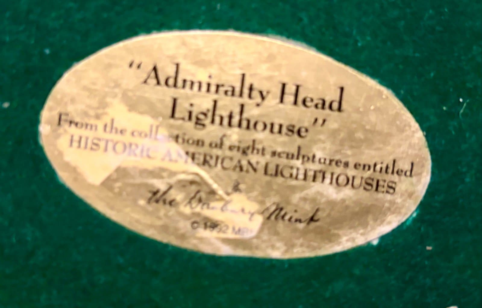 Dan berry Mint Lighthouse Figurine - Thumbnail 7