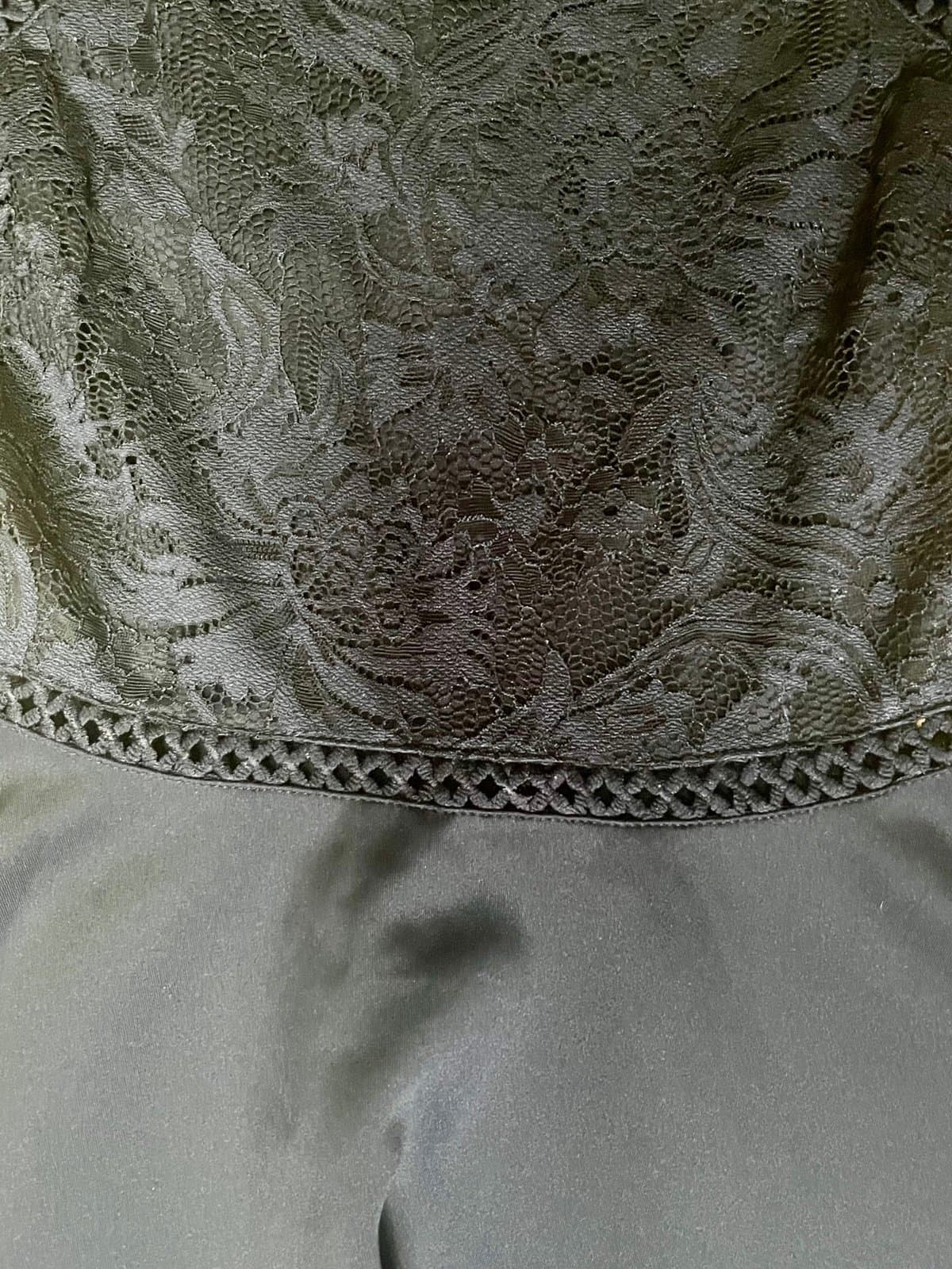 Blue Lace Long Sleeve Dress, size LG - Thumbnail 3