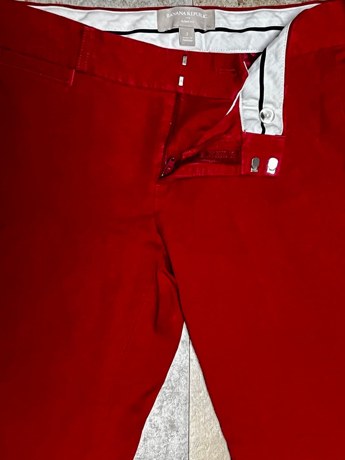 Banana Republic Red Jeans, size 2 - Thumbnail 2