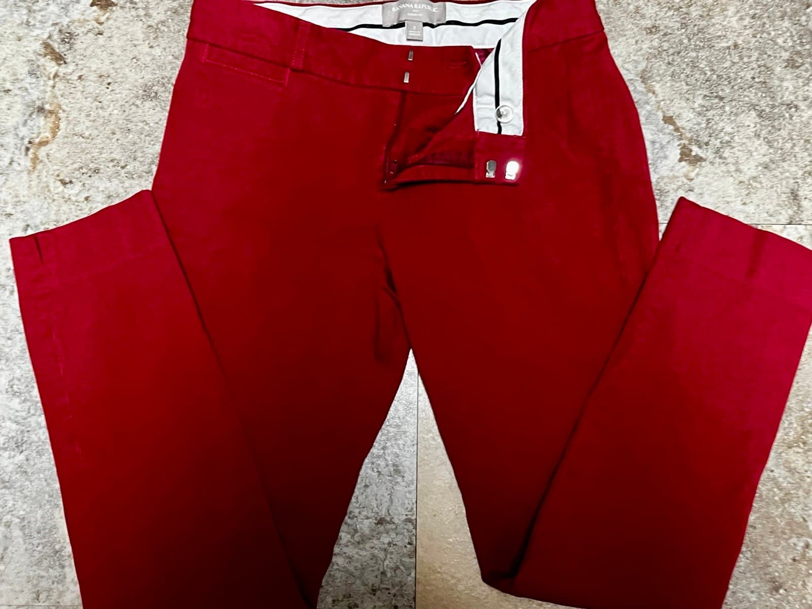Banana Republic Red Jeans, size 2 - Thumbnail 4