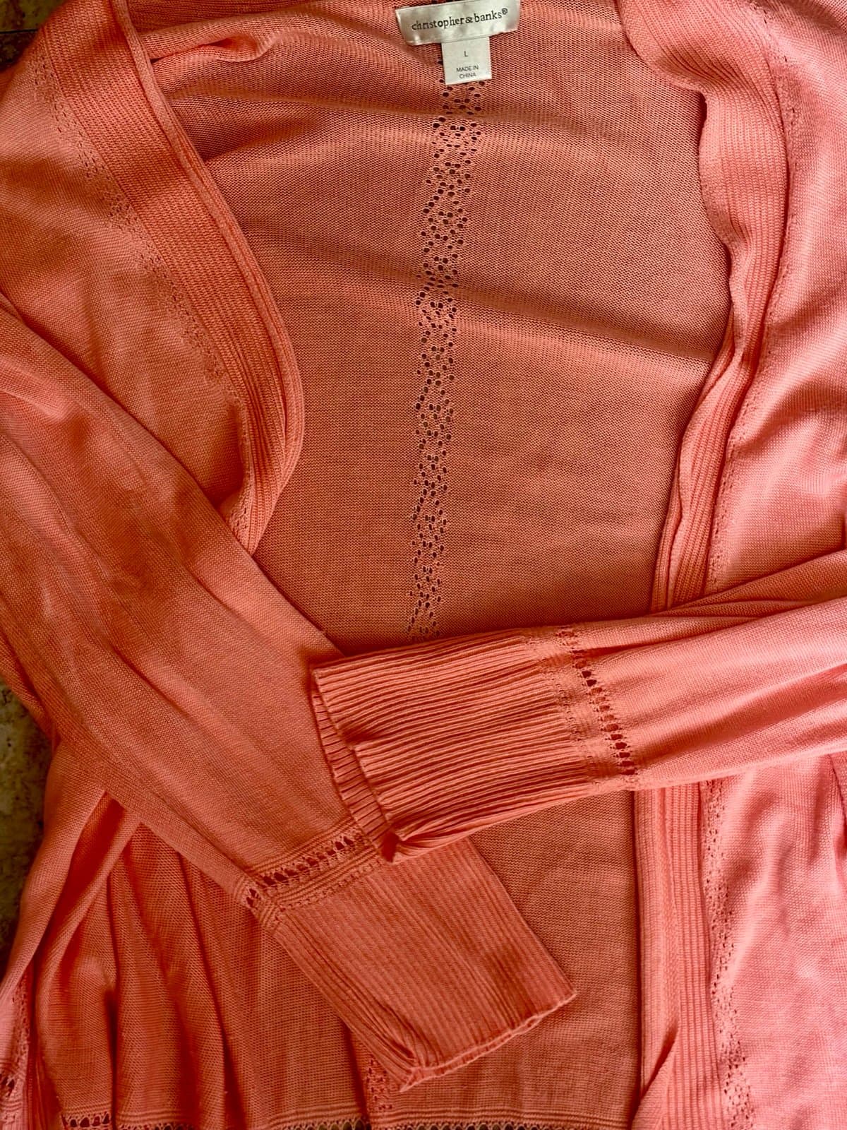 Christopher Banks Knit Cardigan, size LG - Thumbnail 4