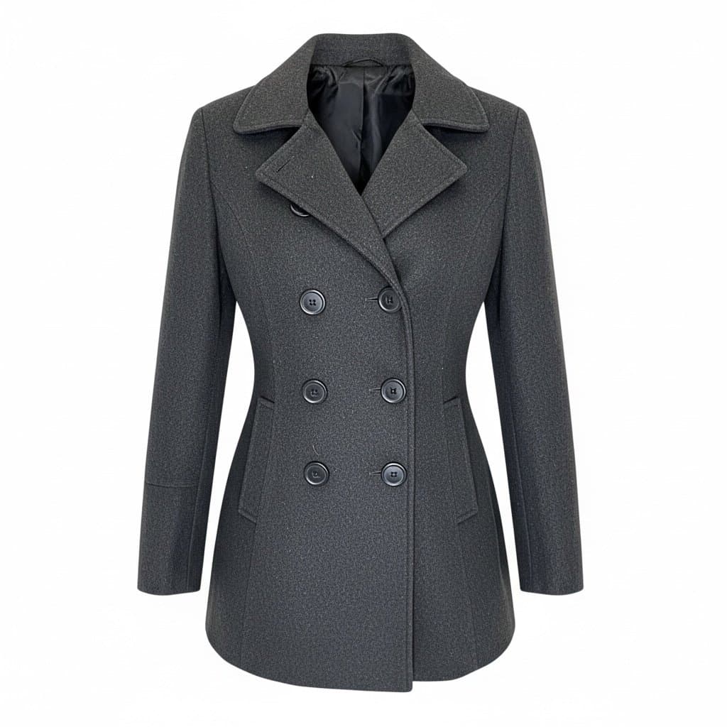Old Navy Heather Grey Peacoat size XS - Thumbnail 3