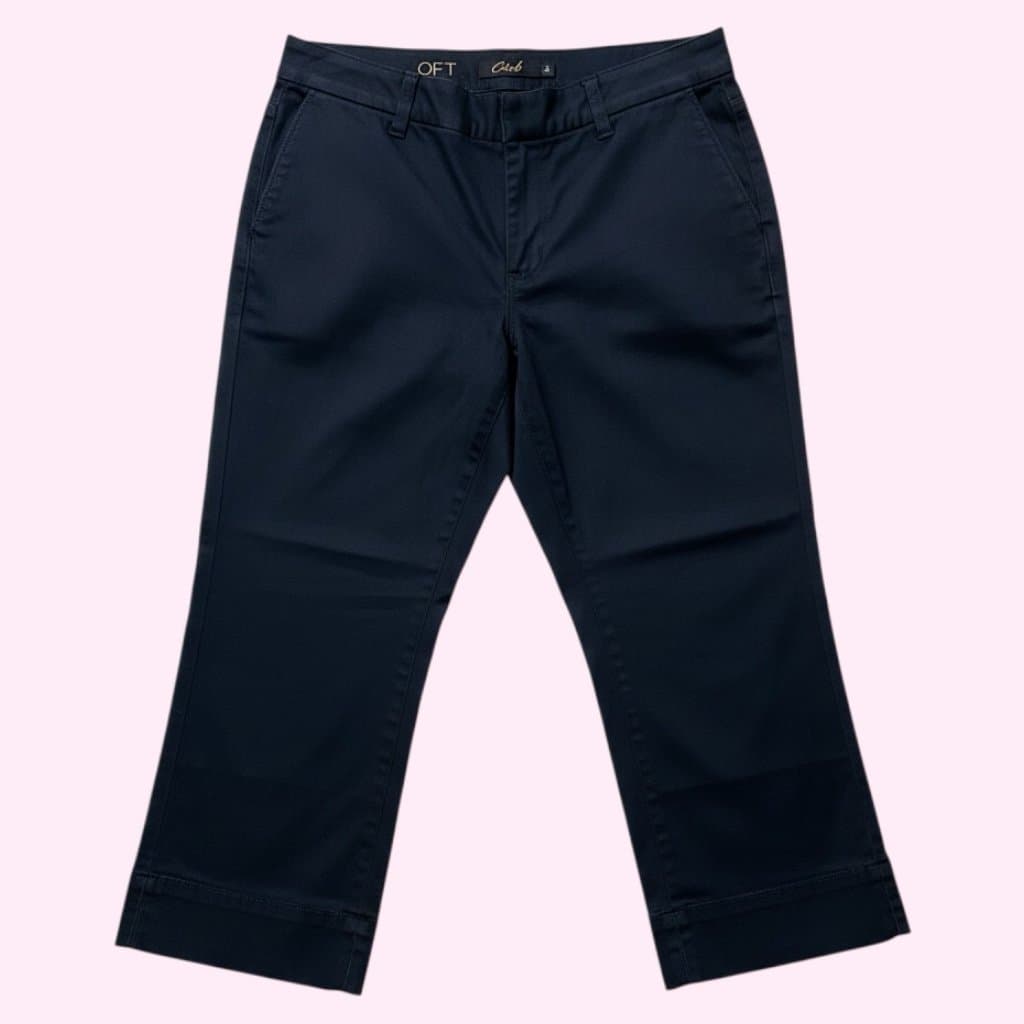 Women’s Loft cargo Navy Capris 6 - Image 1