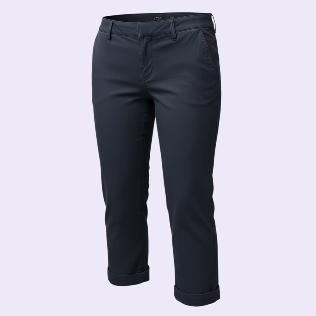 Women’s Loft cargo Navy Capris 6 - Thumbnail 2