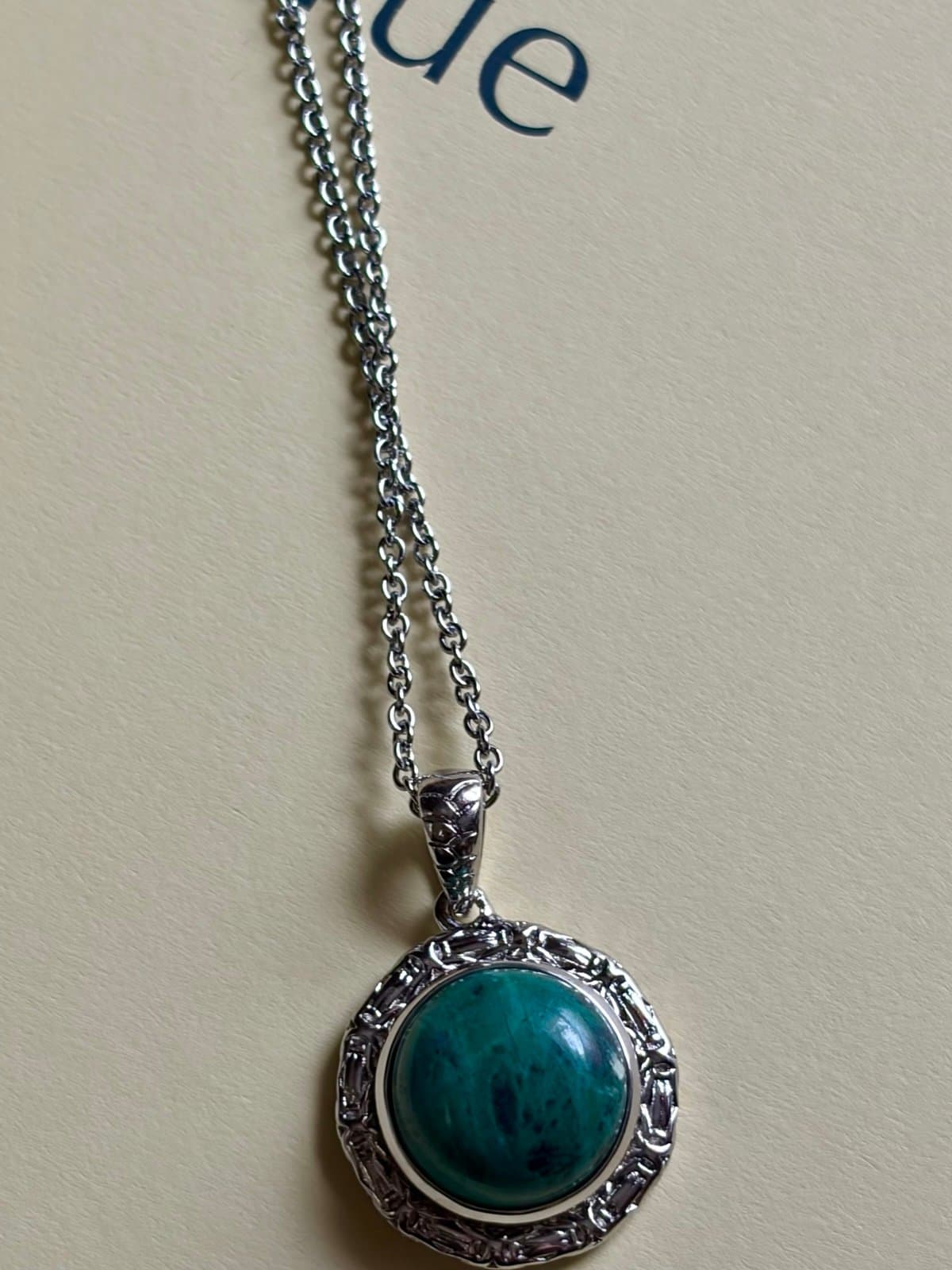 Chrysocolla Gemstone Necklace - Thumbnail 4