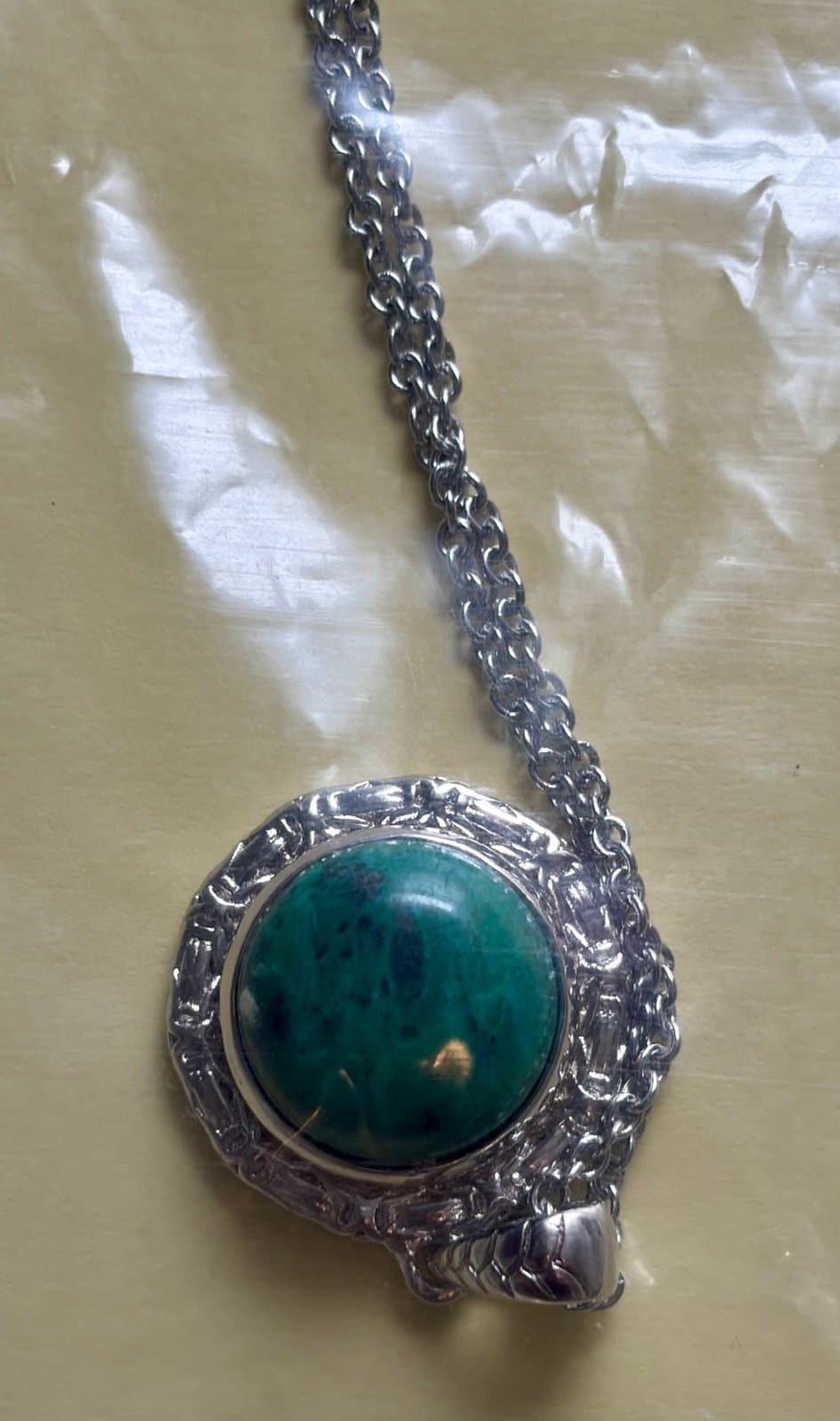 Chrysocolla Gemstone Necklace - Image 1