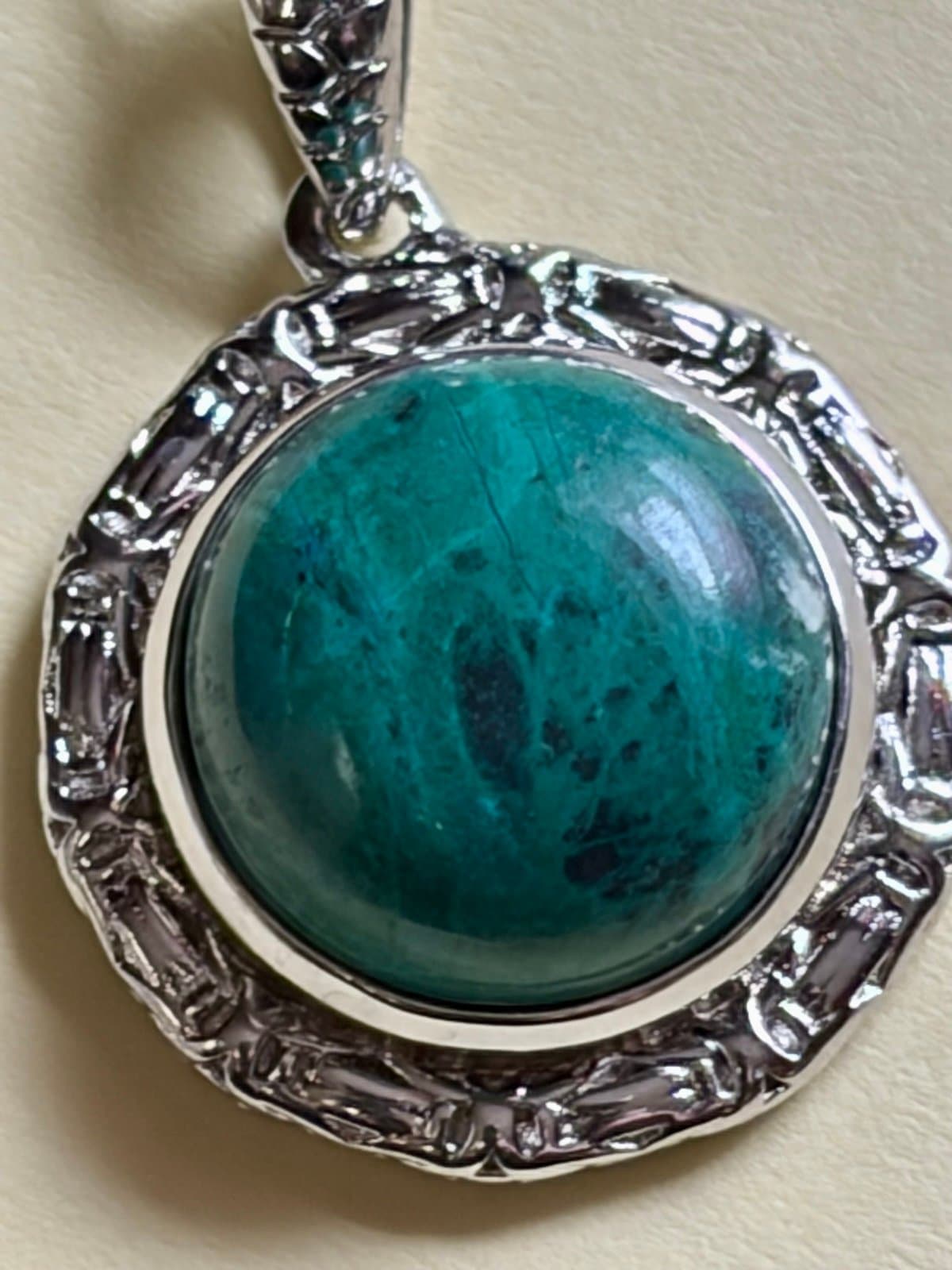 Chrysocolla Gemstone Necklace - Thumbnail 3