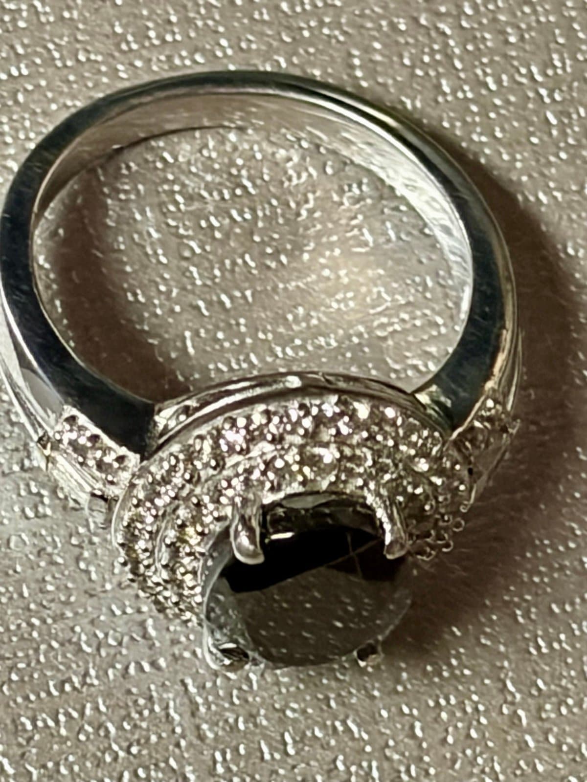 NWT, Shungite white Zircon Ring size 7 - Thumbnail 5