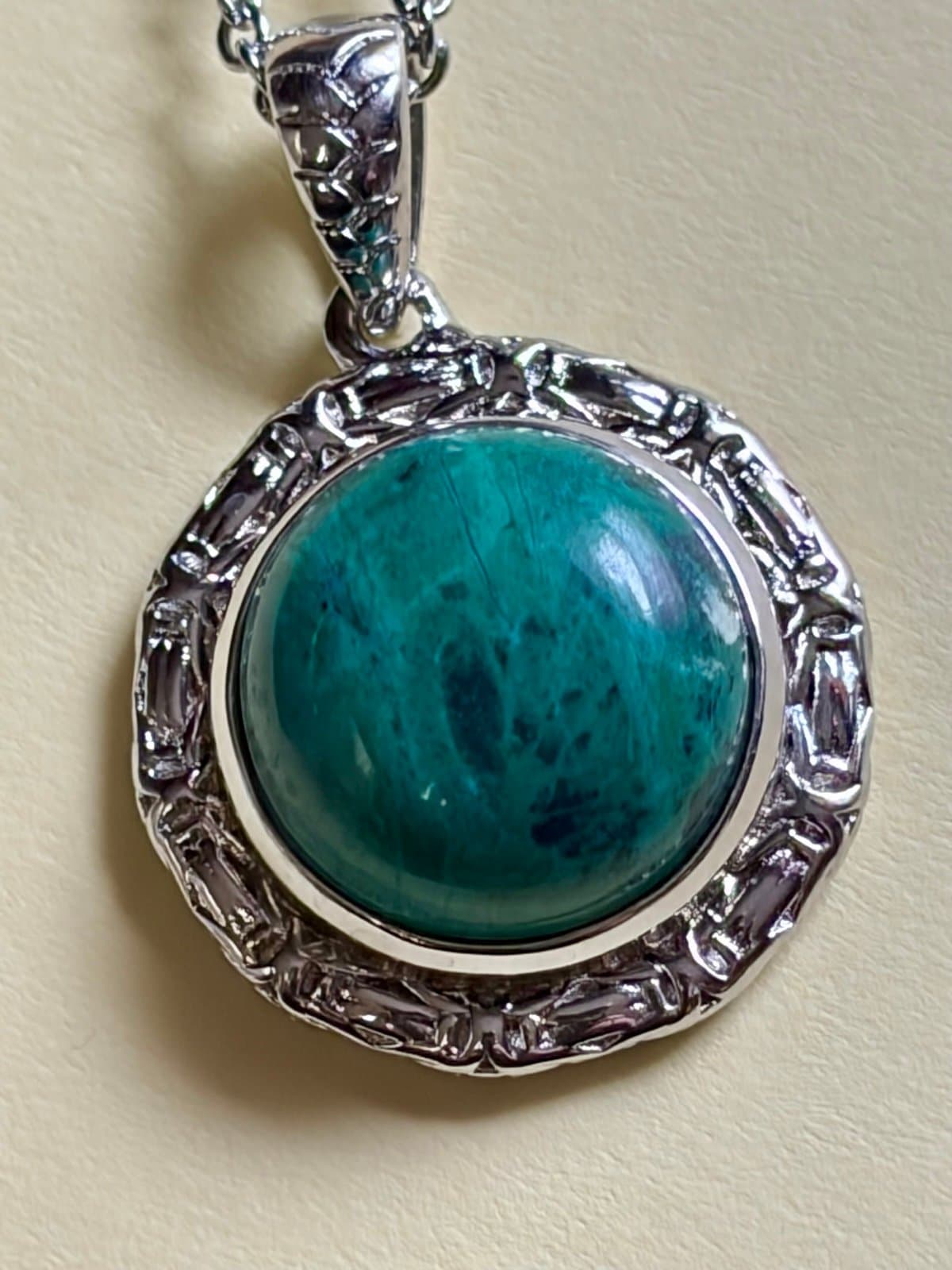 Chrysocolla Gemstone Necklace - Thumbnail 2