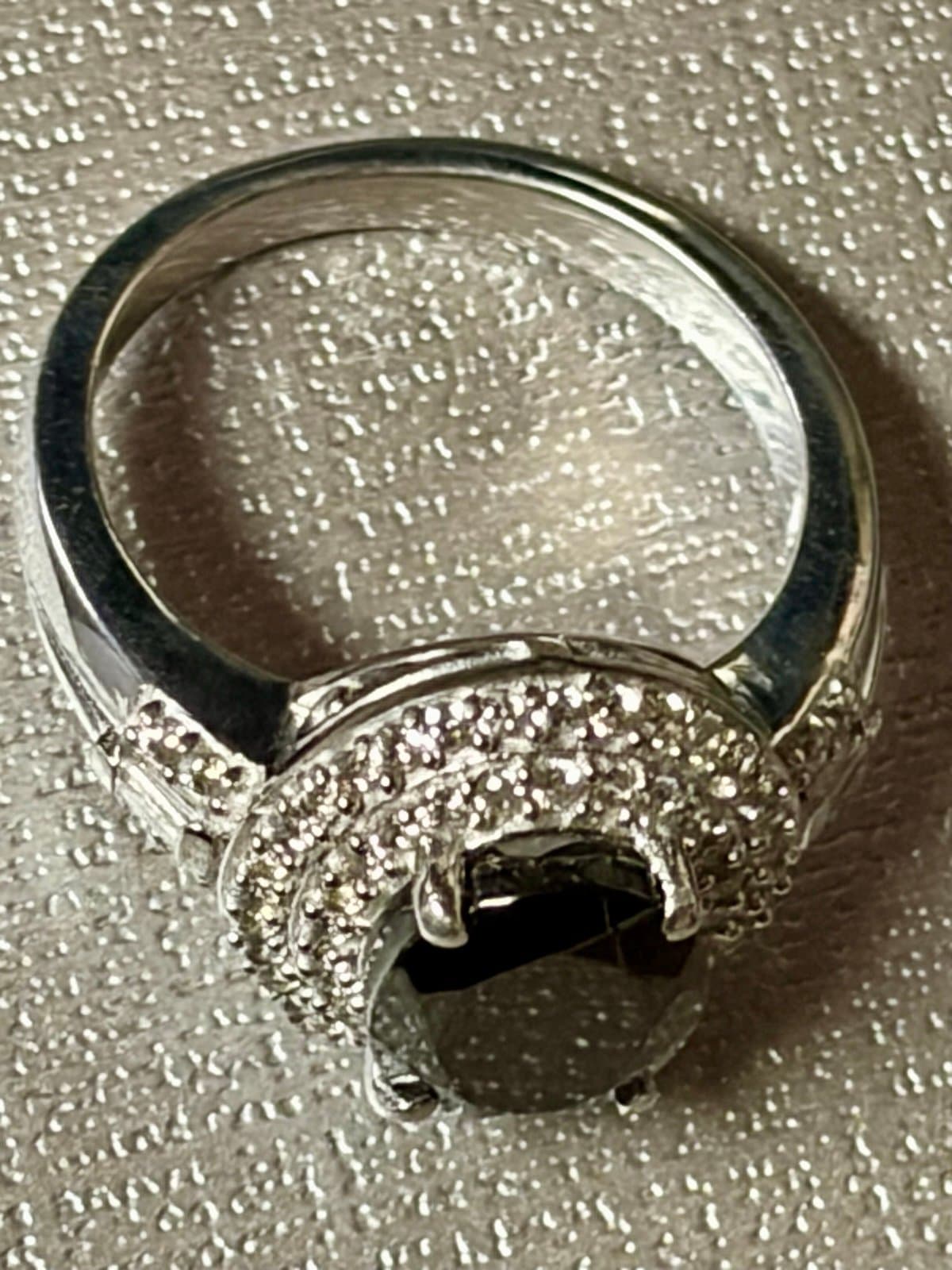 NWT, Shungite white Zircon Ring size 7 - Thumbnail 6