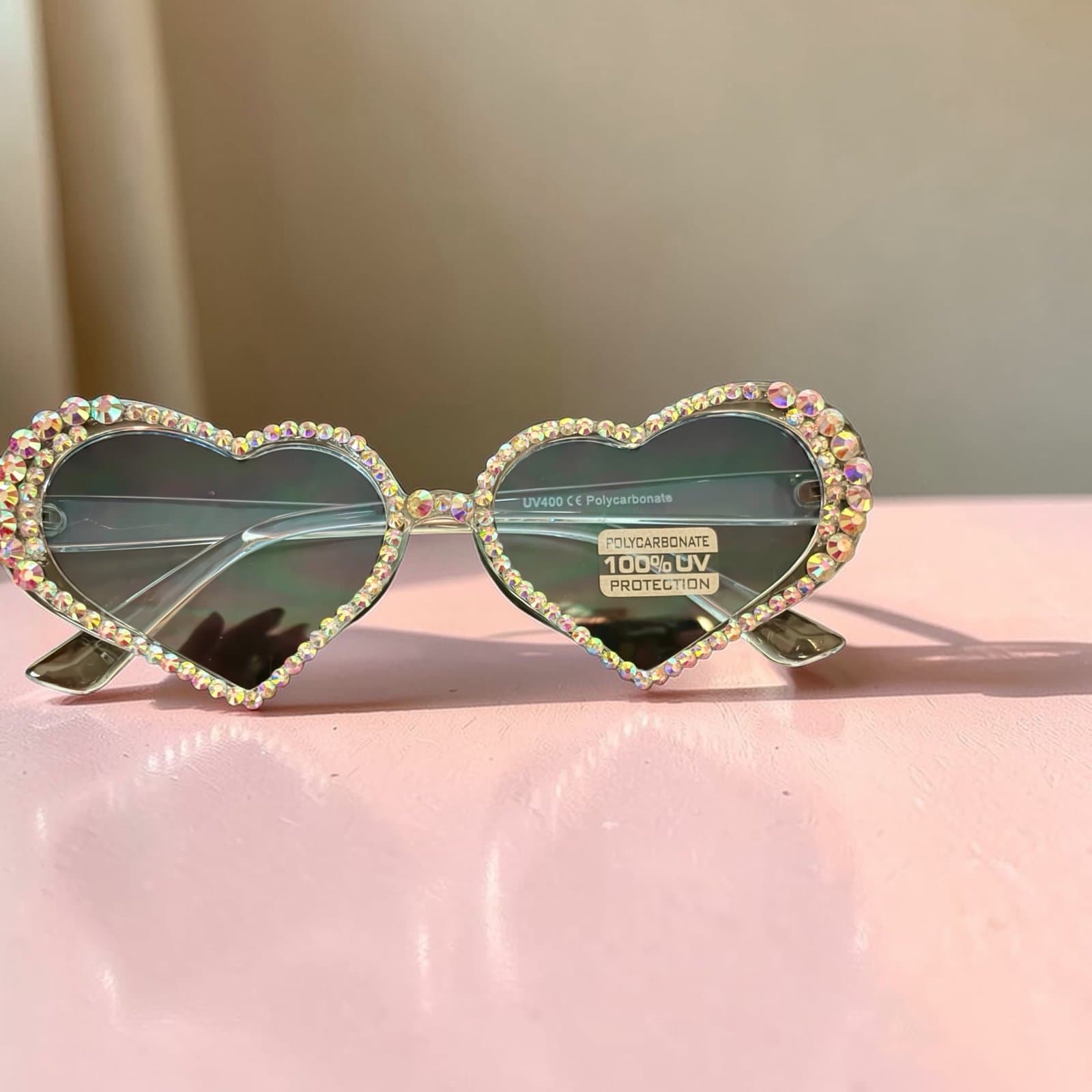 Heart Shaped Polarized Sunglasses - Image 1