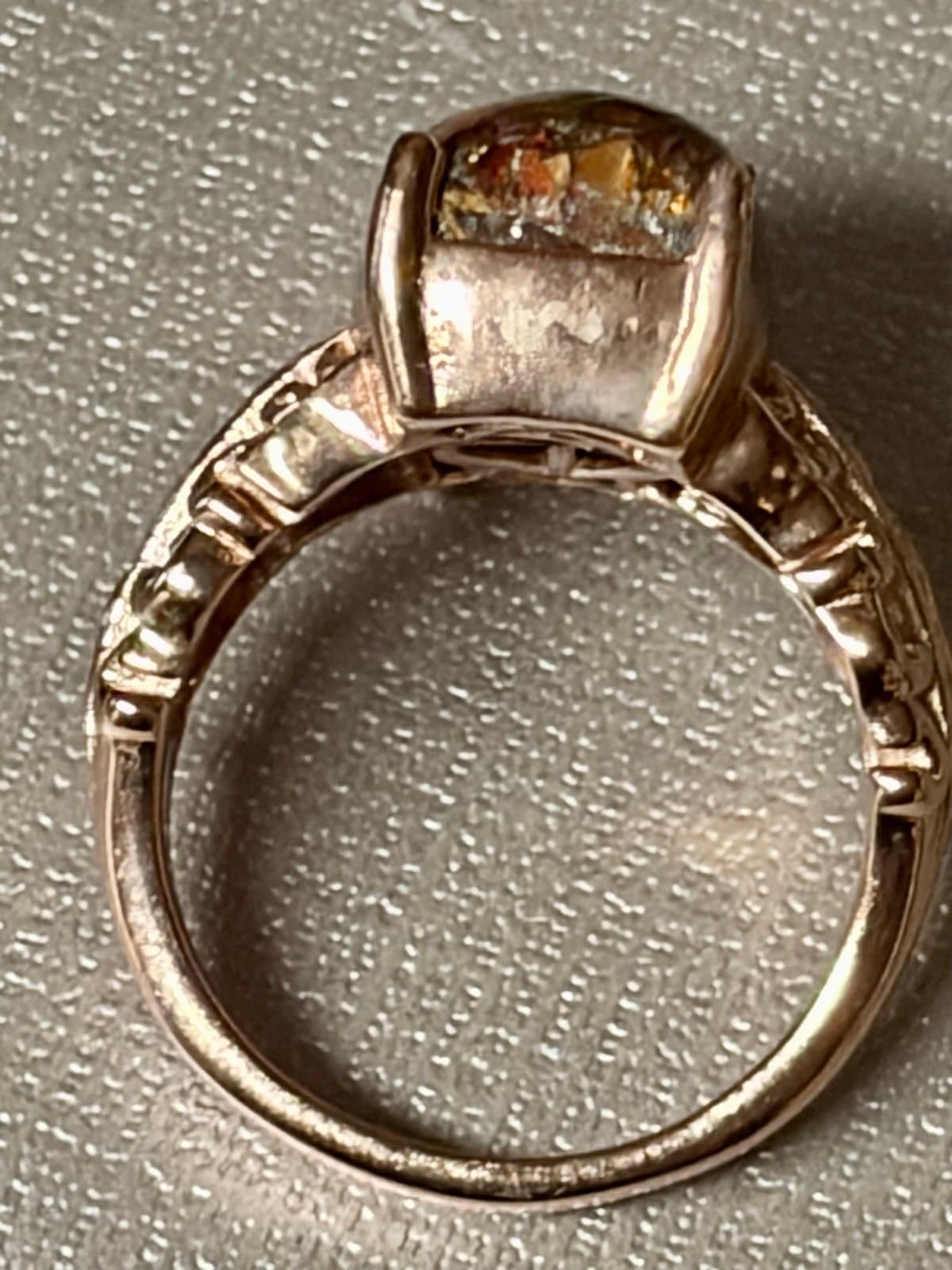 Fire Opal Ring, size 9 - Thumbnail 7