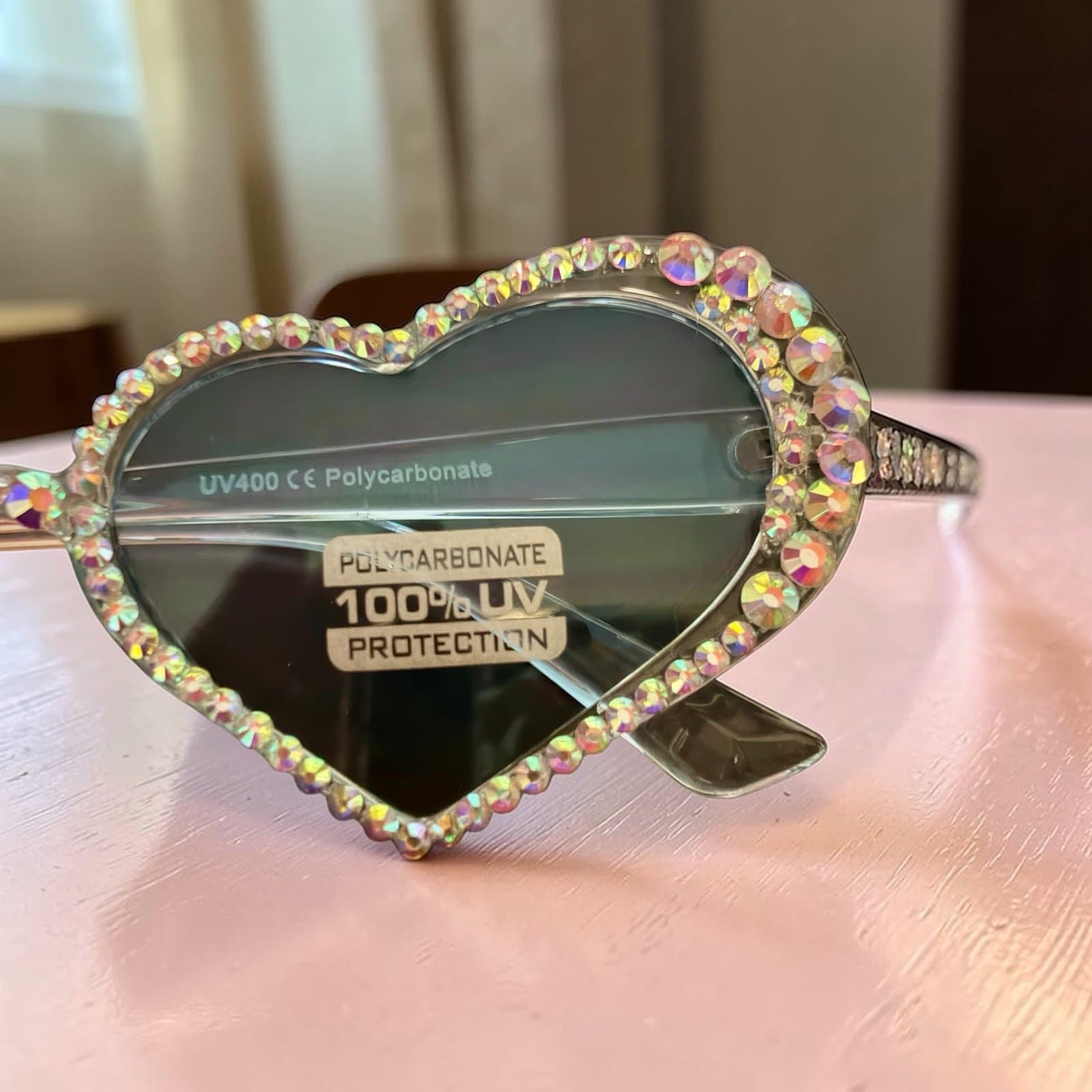 Heart Shaped Polarized Sunglasses - Thumbnail 2