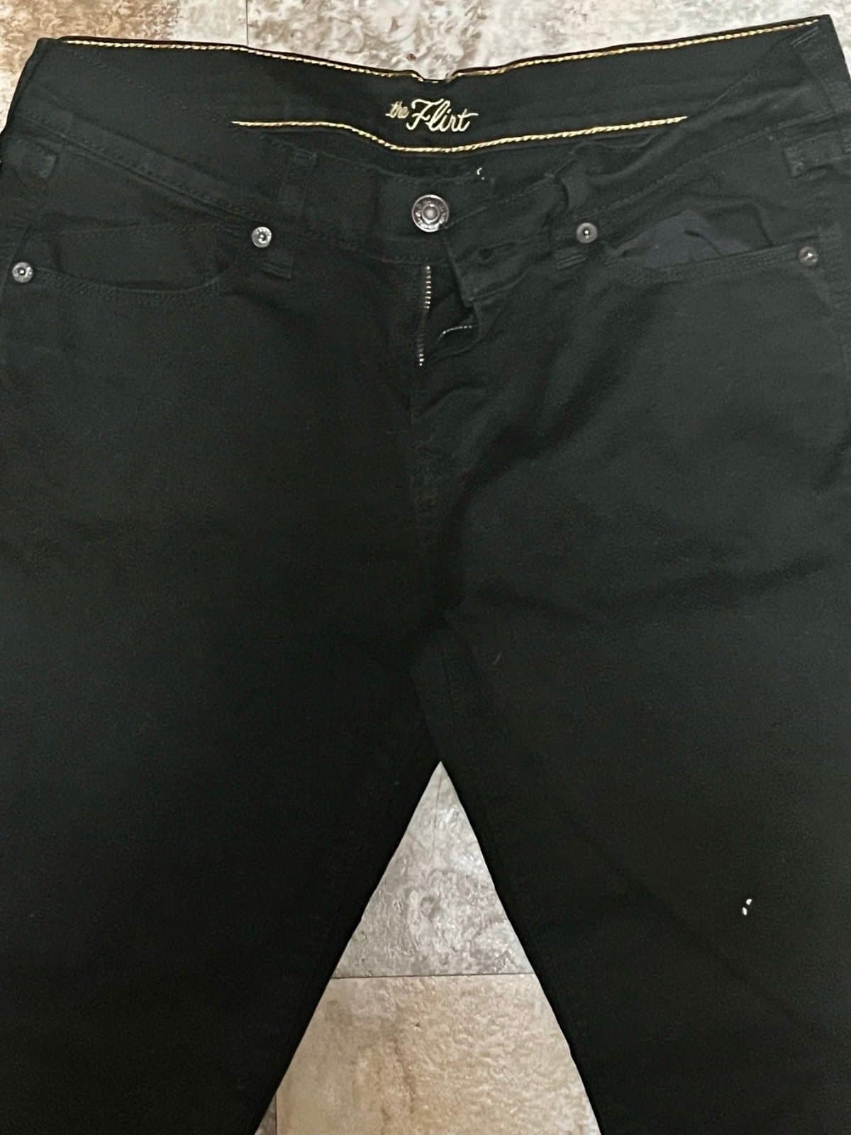 Women’s Old Navy Black Denim Jeans 6 - Thumbnail 2